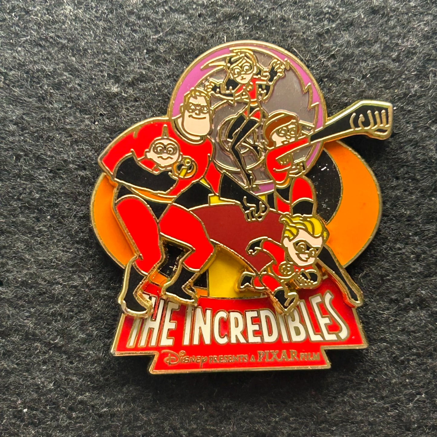 2006 - The Incredibles - Family - Pixar - Disney Pin on Pin