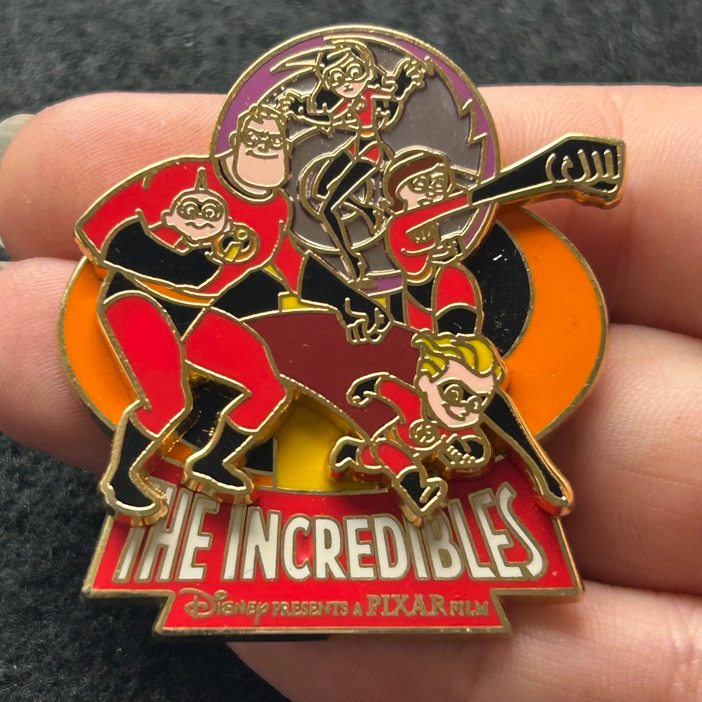 2006 - The Incredibles - Family - Pixar - Disney Pin on Pin