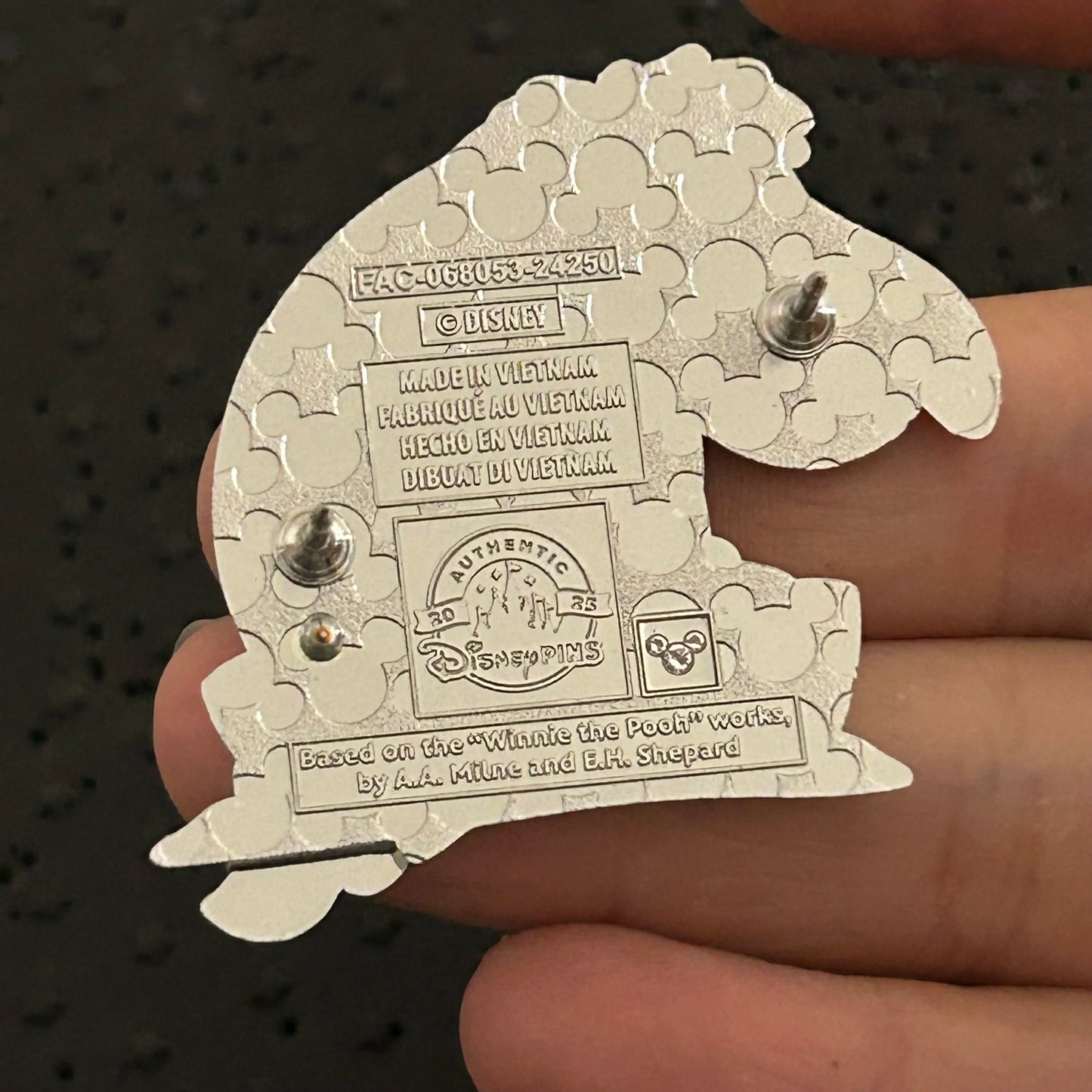 2025 - Eeyore and Piglet - Sitting on Stump - Disney Pin