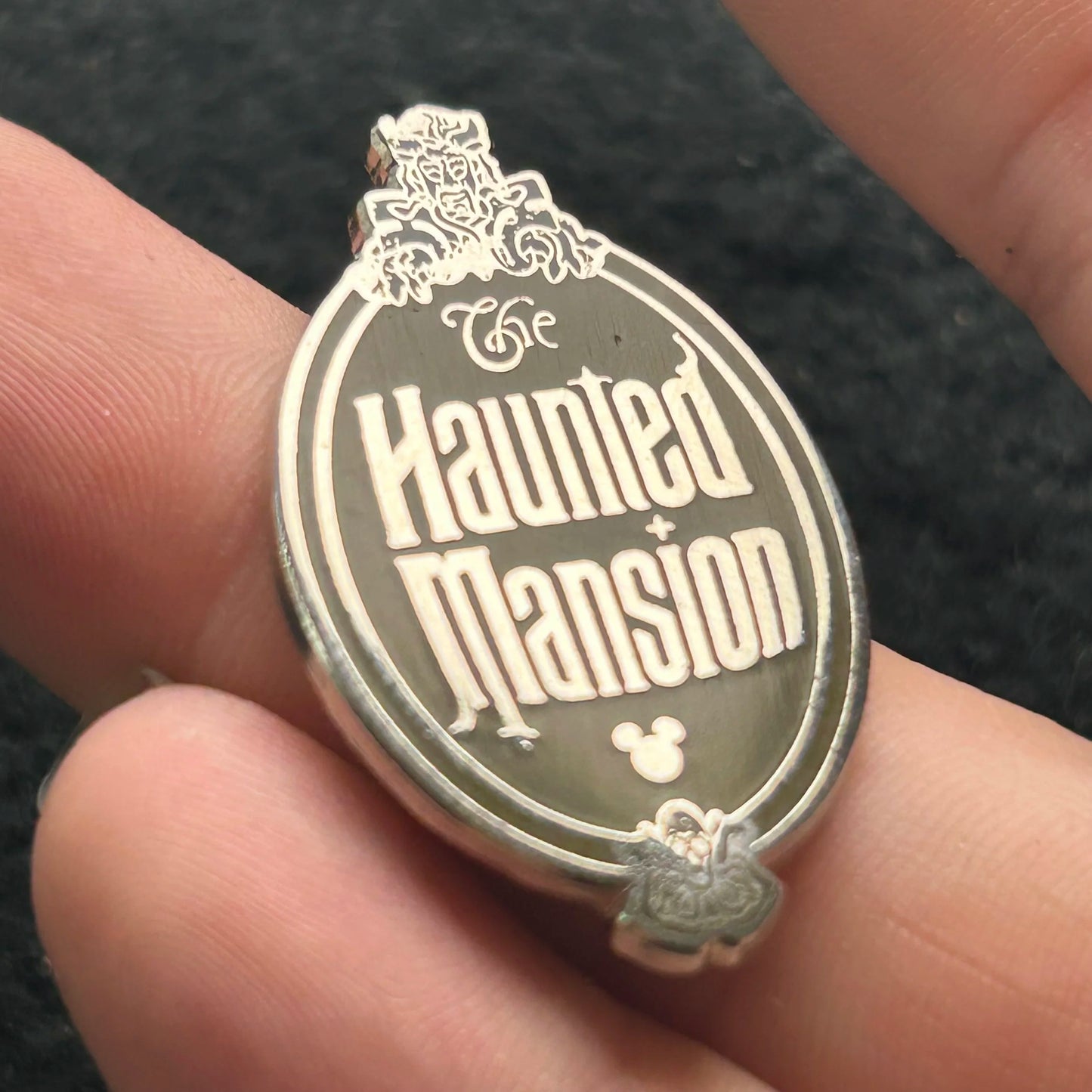 2019 - Haunted Mansion - Logo - Hidden Mickey - Disney Pin