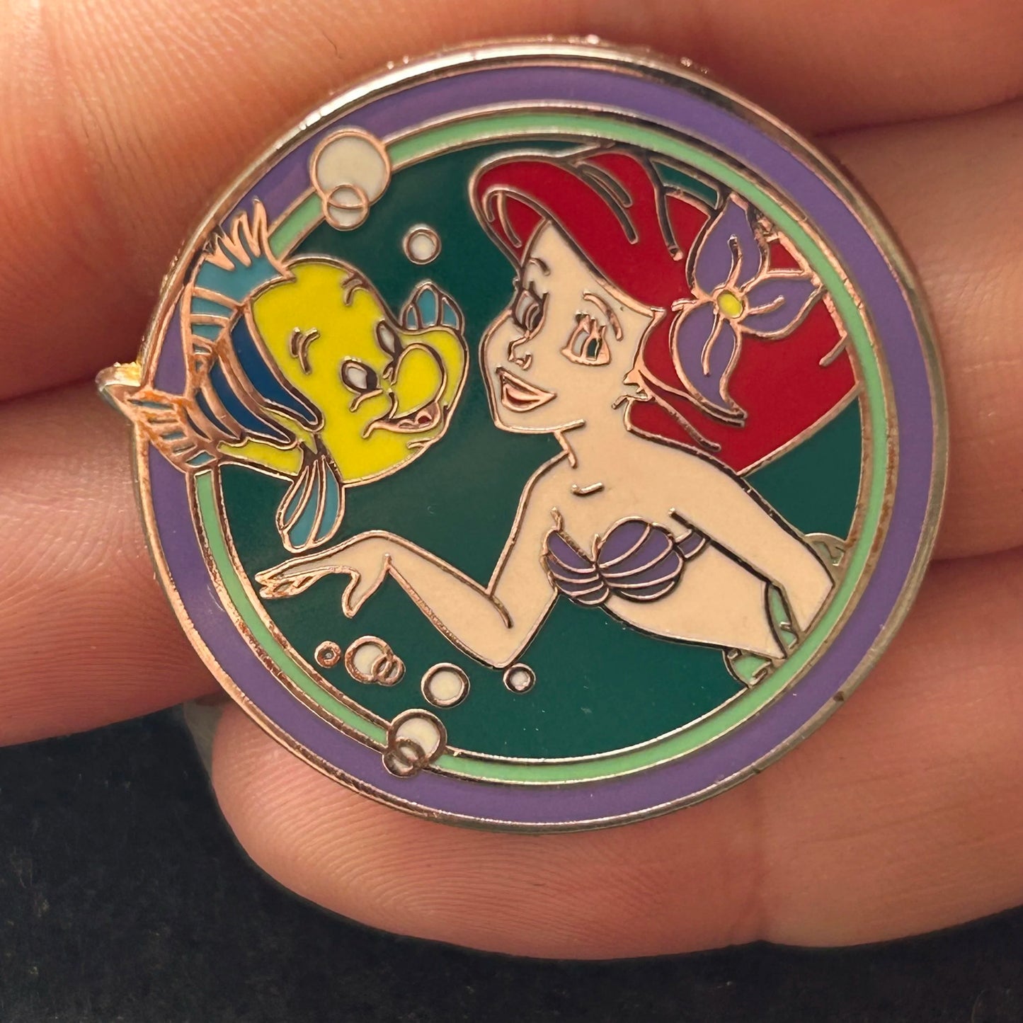 2012 - Ariel and Flounder - Best Friends - Mystery Series - Disney Pin