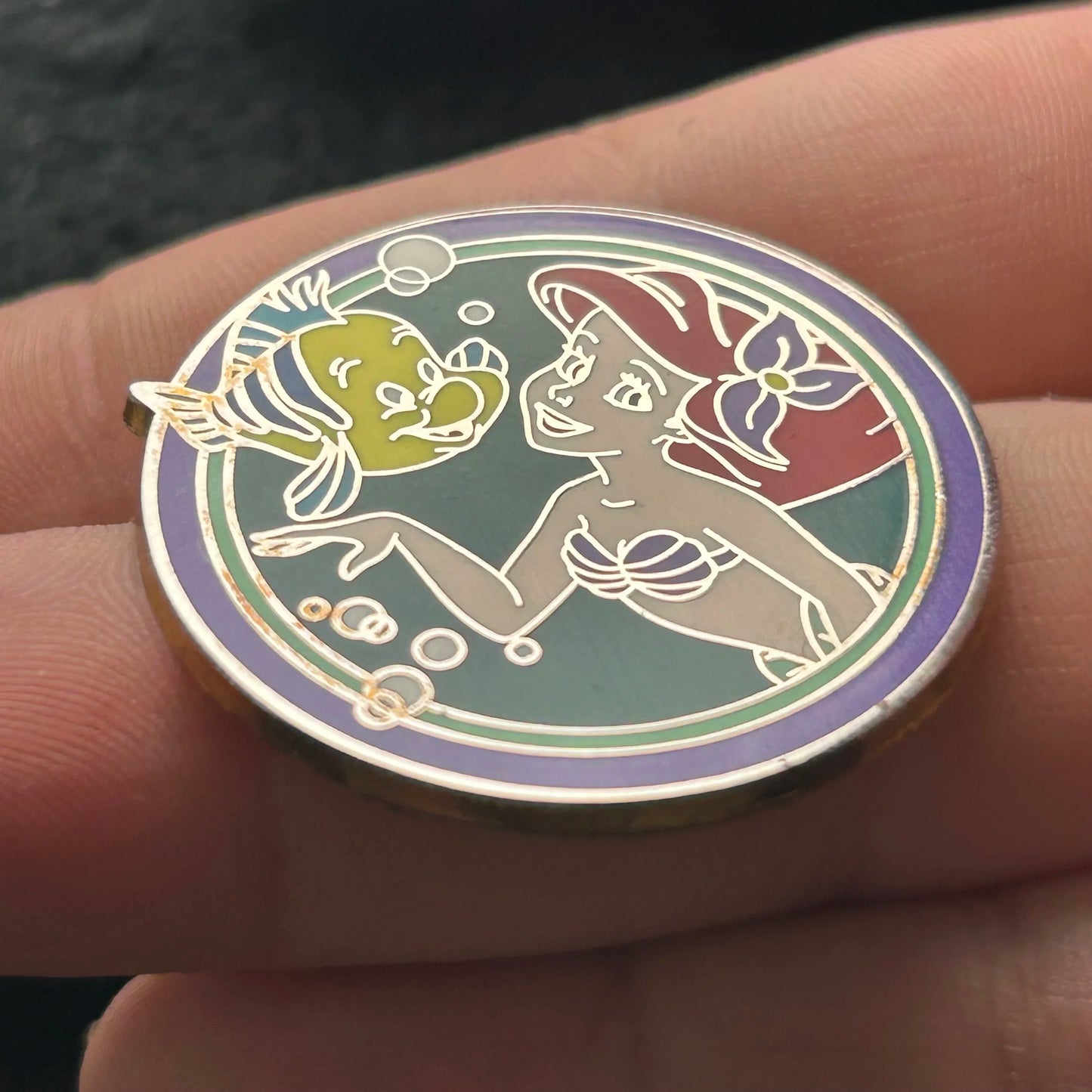 2012 - Ariel and Flounder - Best Friends - Mystery Series - Disney Pin