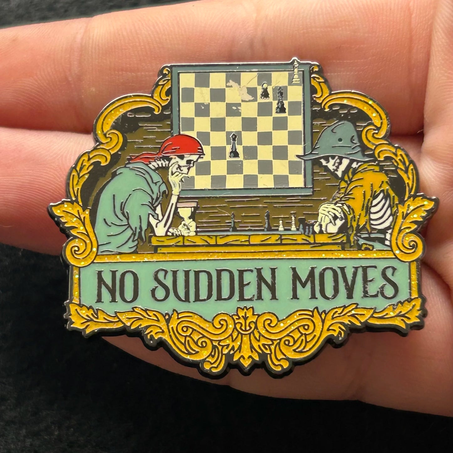 2025 - Skeletons Playing Chess - No Sudden Moves - Pirates of the Caribbean- Disney Pin