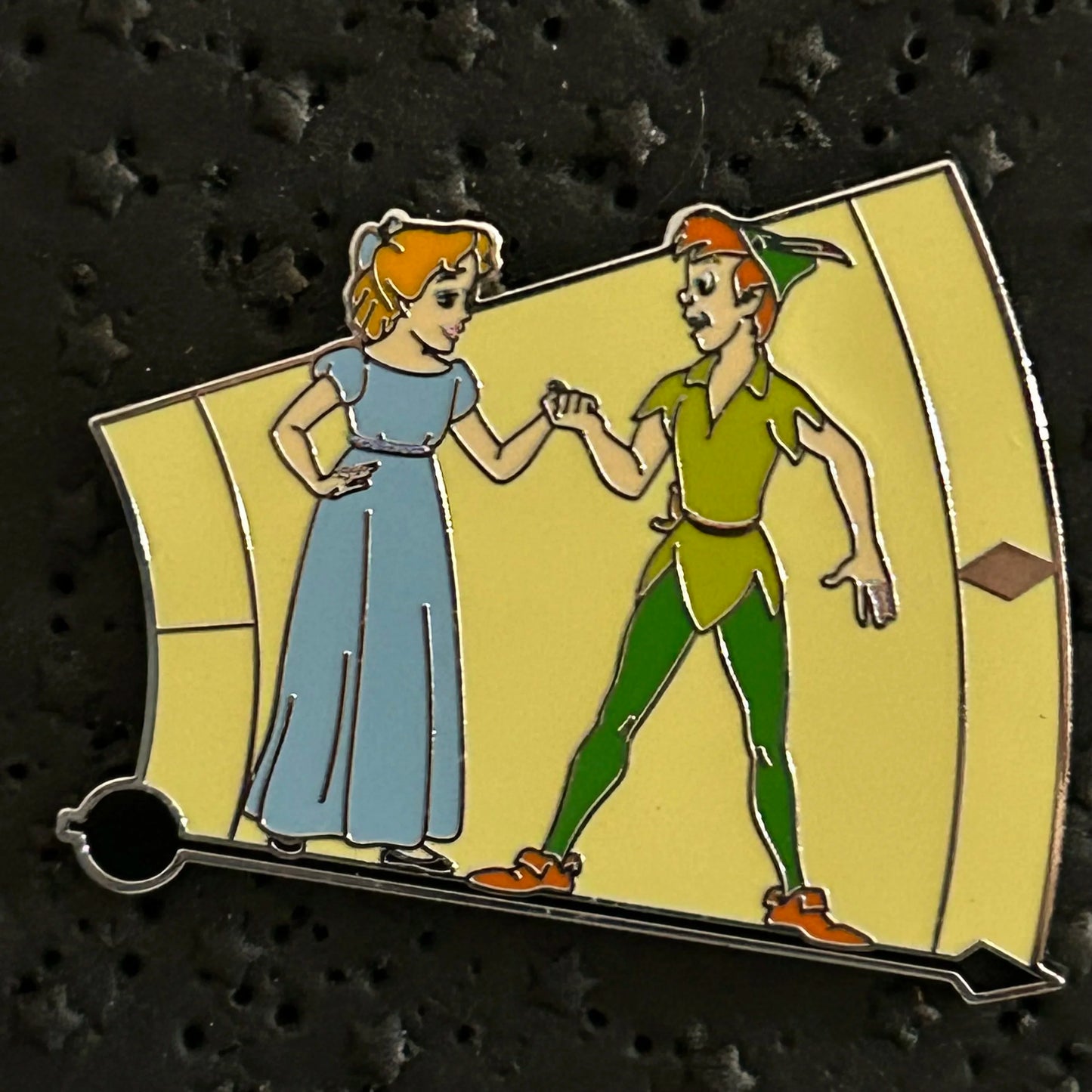 2025 - Peter Pan and Wendy On Time Hand - Clock - Disney Pin