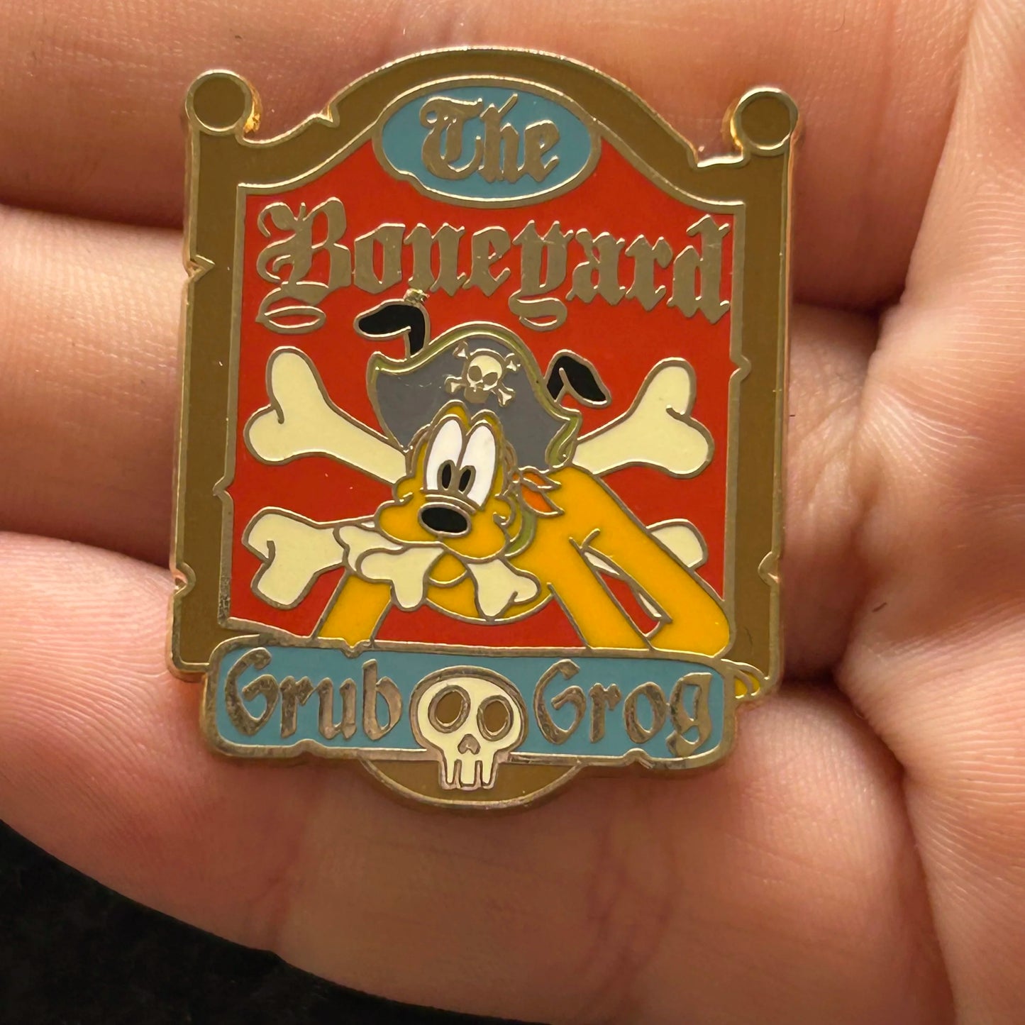 2006 - Pluto - The Boneyard Grub Grog - DLR - Gift w Purchase - Disney Pin