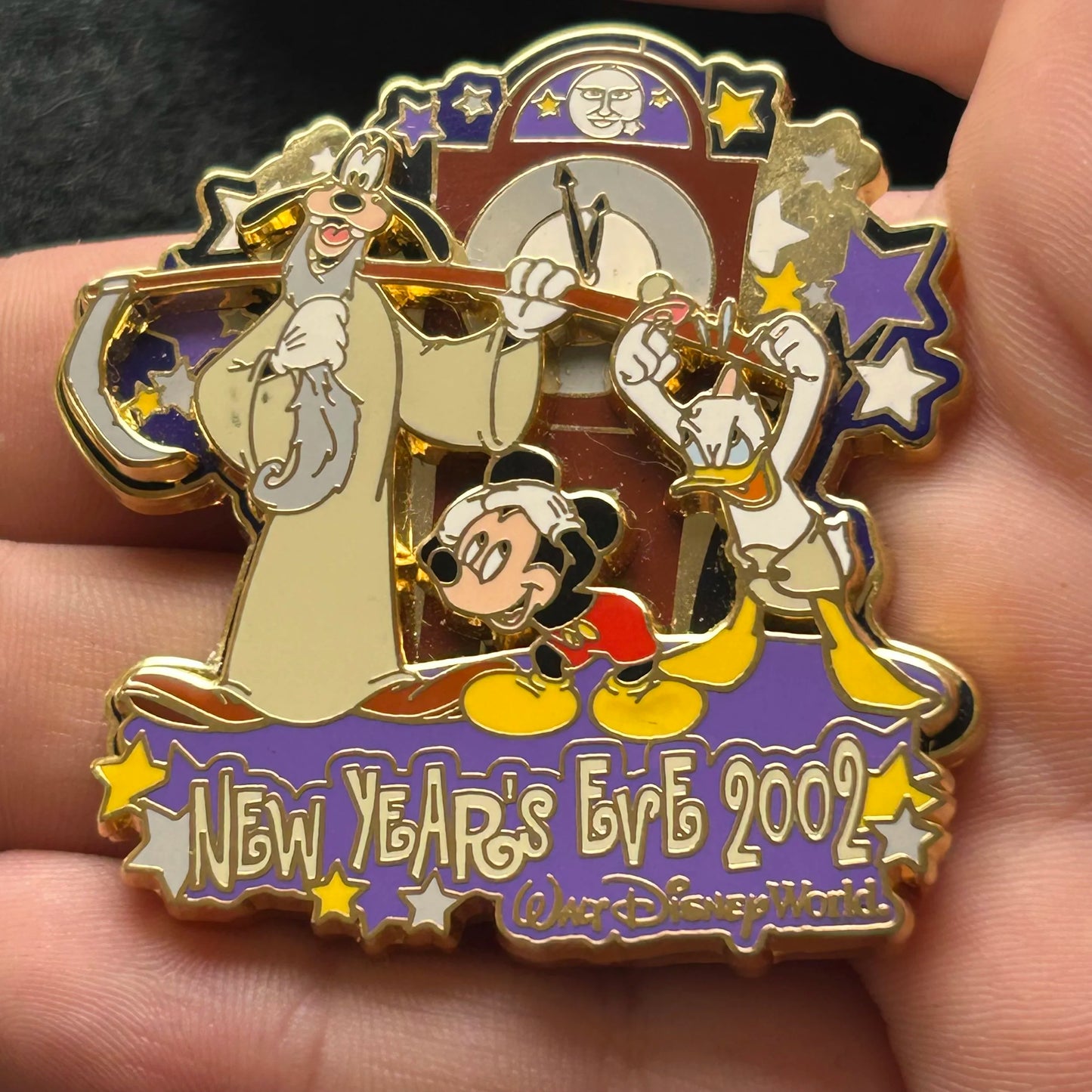 2002 - Goofy, Mickey and Donald Duck - New Years Eve - LE 7,500 - Disney Pin