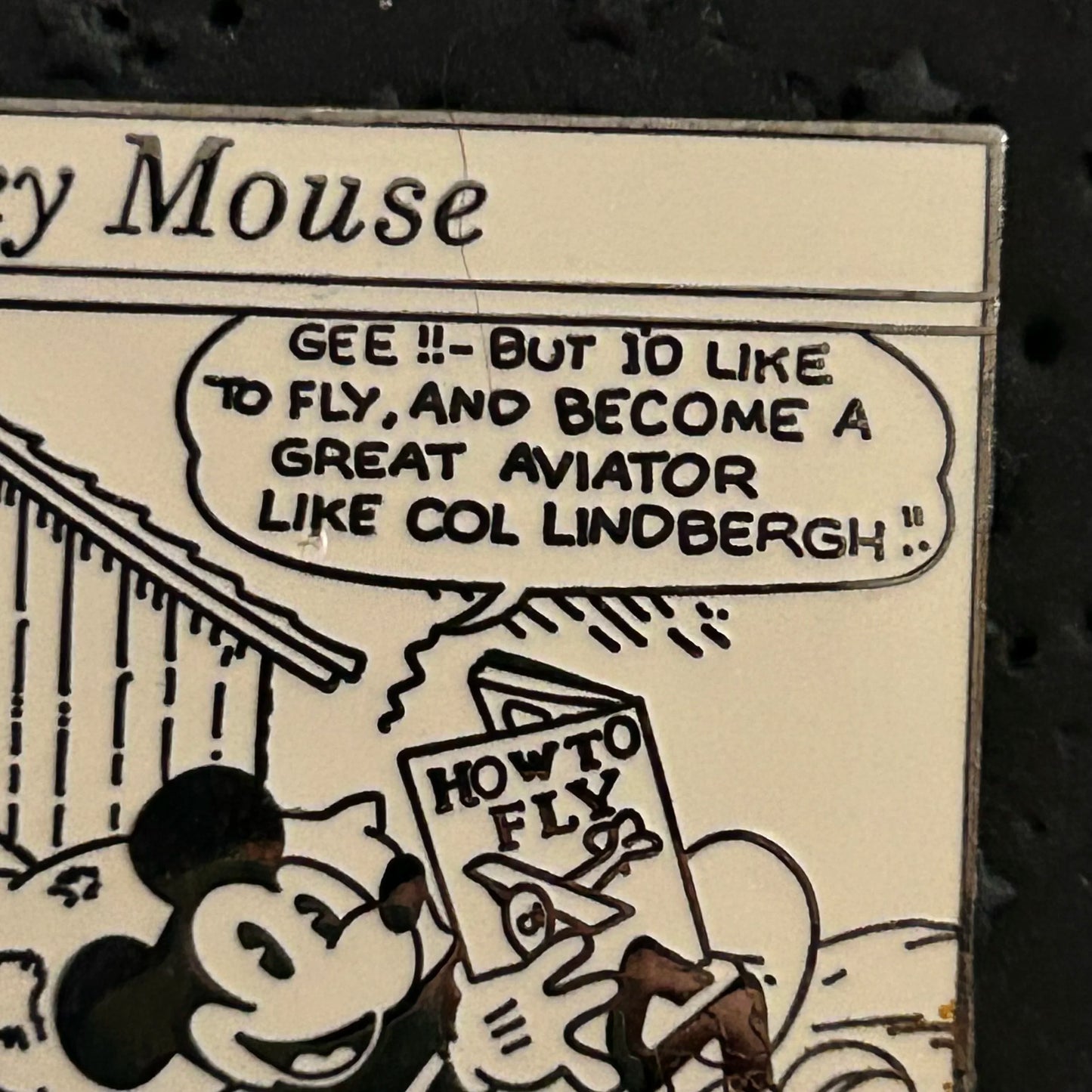 2001 - Mickey Mouse - How To Fly - First Comic Strip 1930 - Millennium - Disney Pin