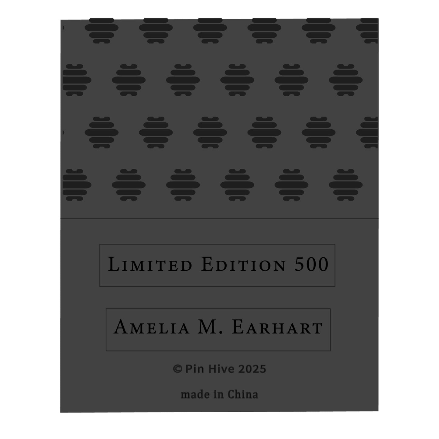 Amelia Earhart Sitting in Plane Pin - LE 500