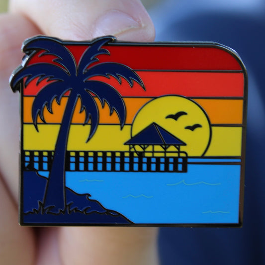 Sunset at the Ocean - Florida Keys Pin