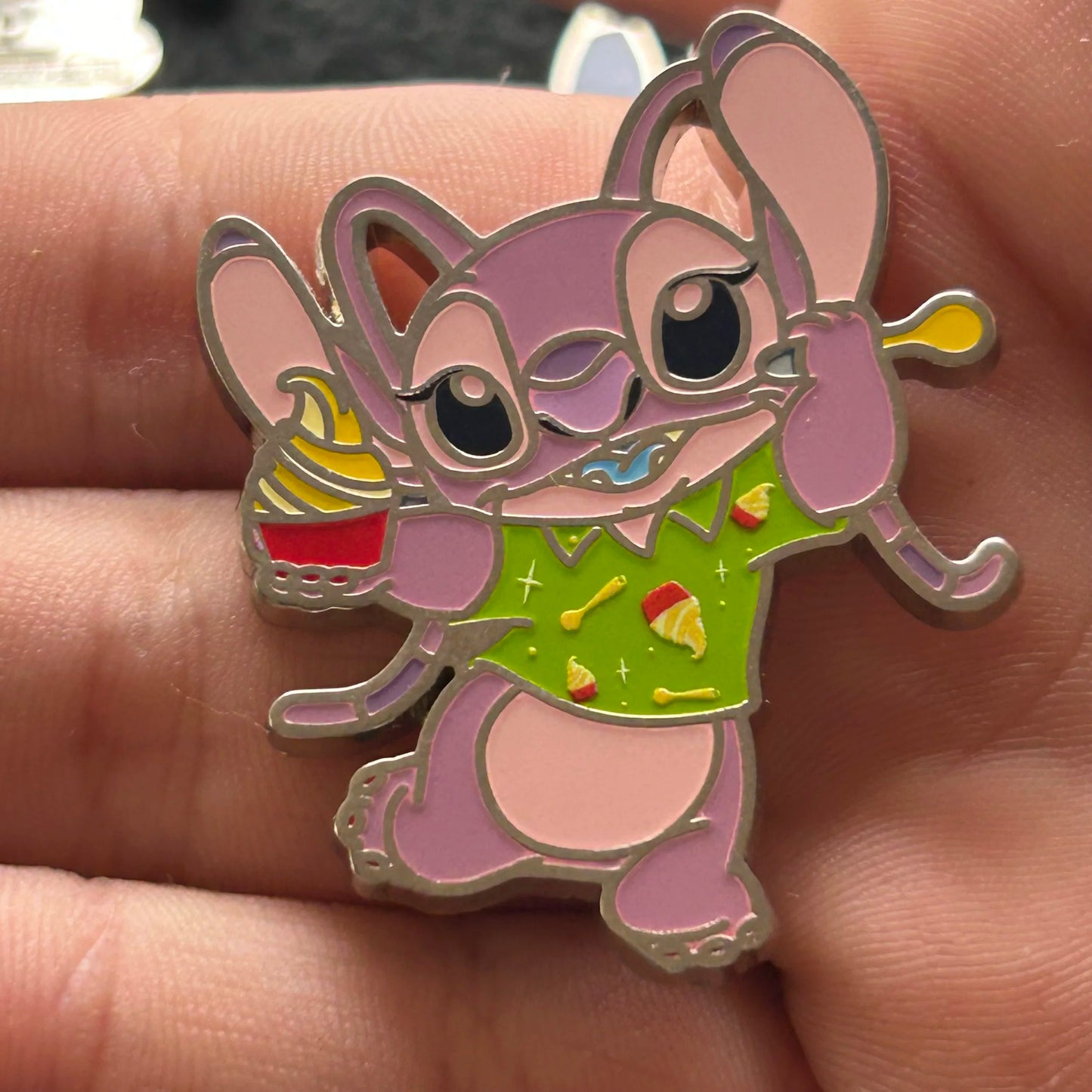 2024 - Full Set - Angel and Stitch - Snack Attack - Mystery Series - 16 Disney Pins