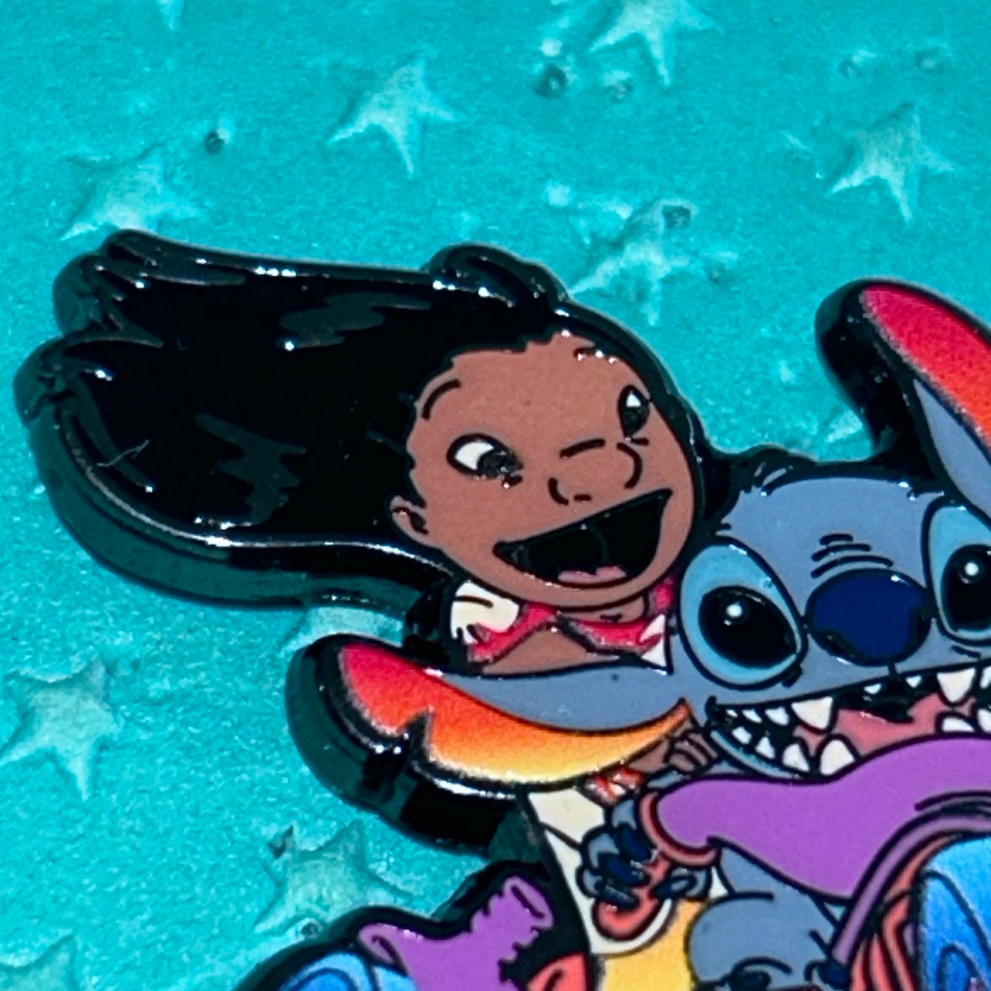Loungefly Lilo and Stitch on Tricycle Pin