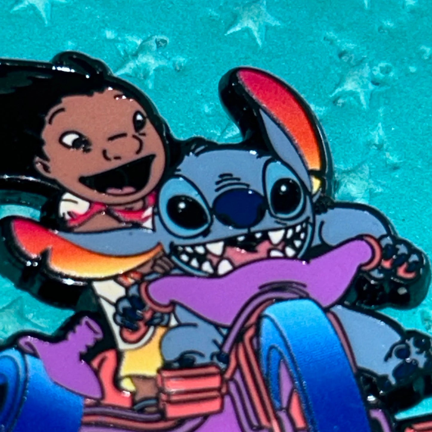 Loungefly Lilo and Stitch on Tricycle Pin