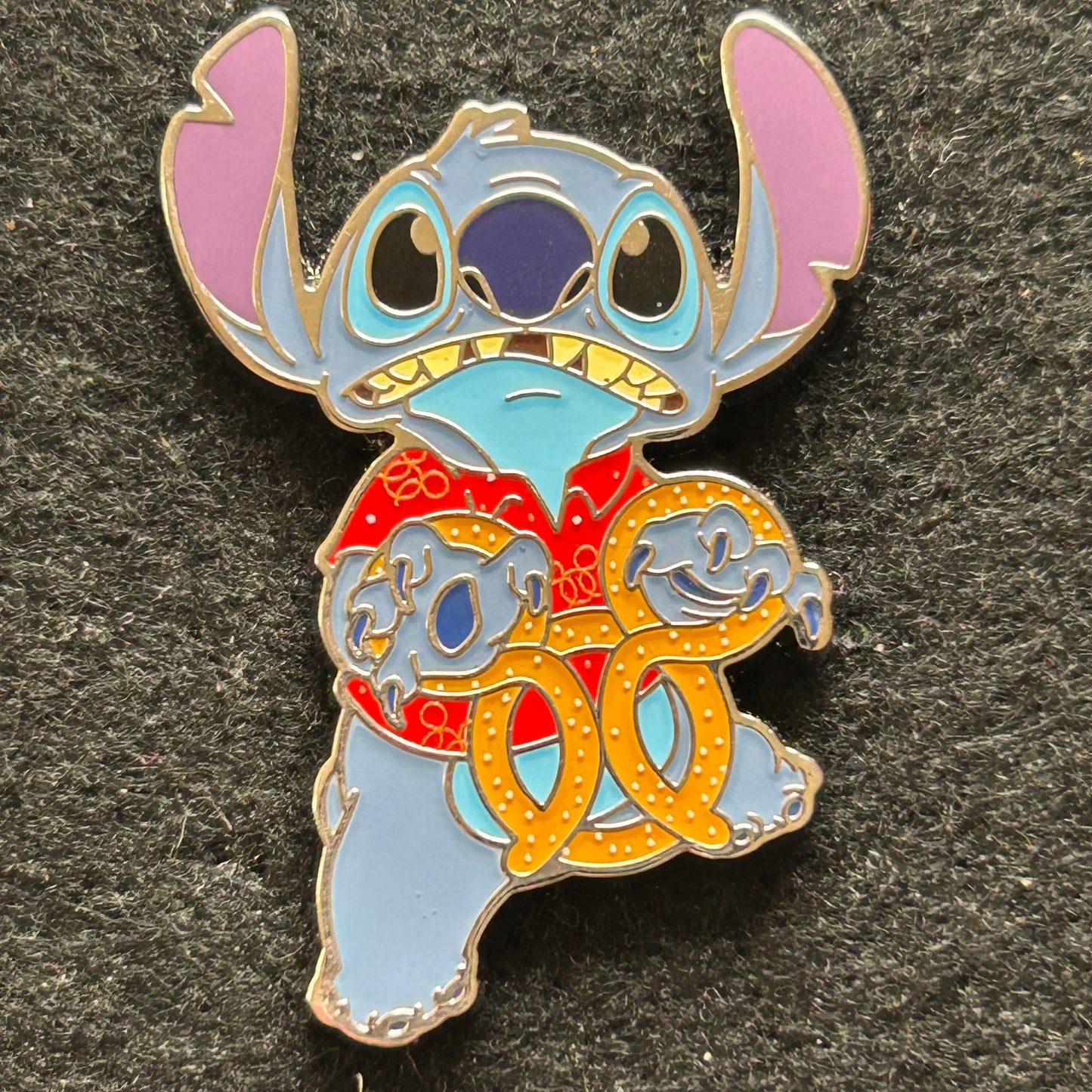 2024 - Full Set - Angel and Stitch - Snack Attack - Mystery Series - 16 Disney Pins