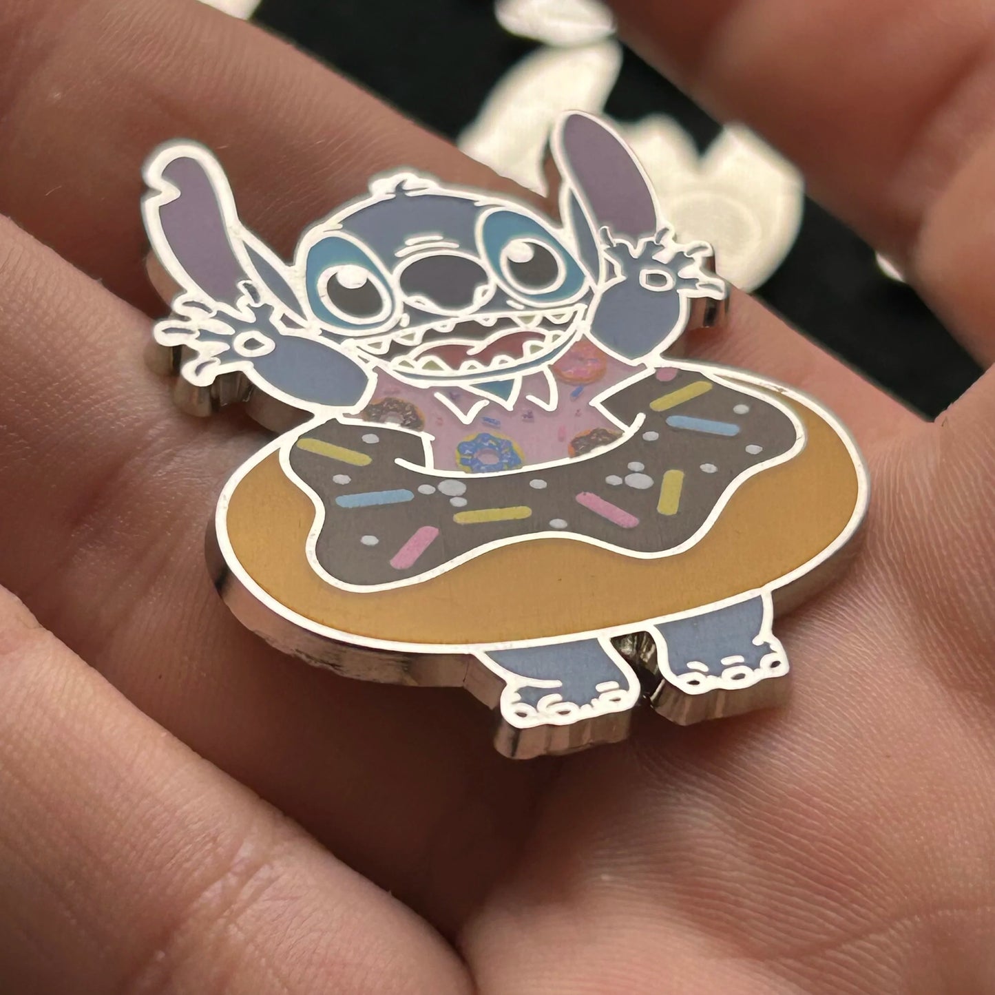 2024 - Full Set - Angel and Stitch - Snack Attack - Mystery Series - 16 Disney Pins