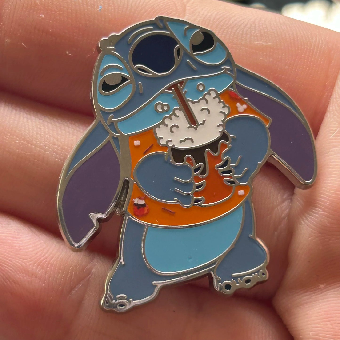 2024 - Full Set - Angel and Stitch - Snack Attack - Mystery Series - 16 Disney Pins