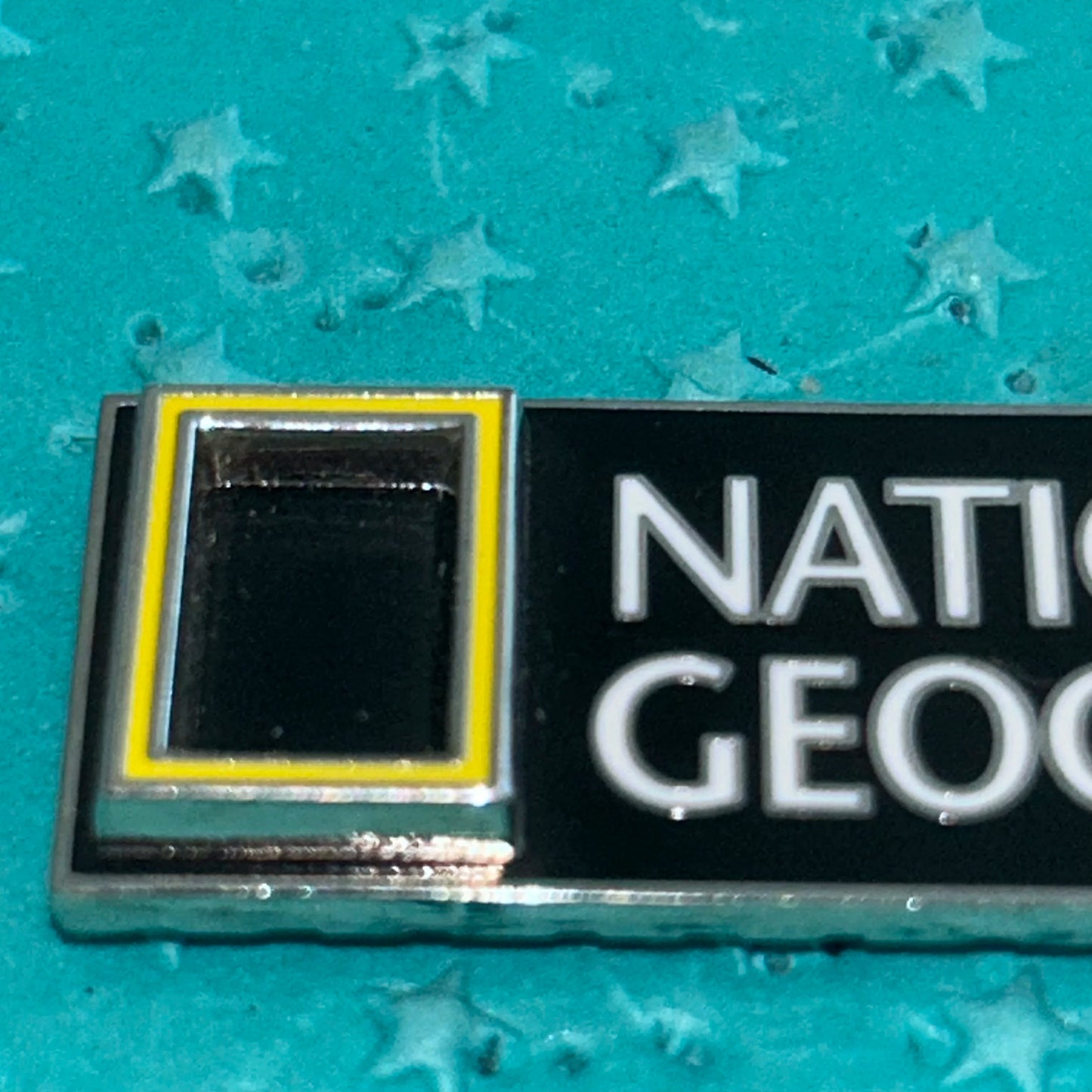 2023 National Geographic Rectangular Logo Pin