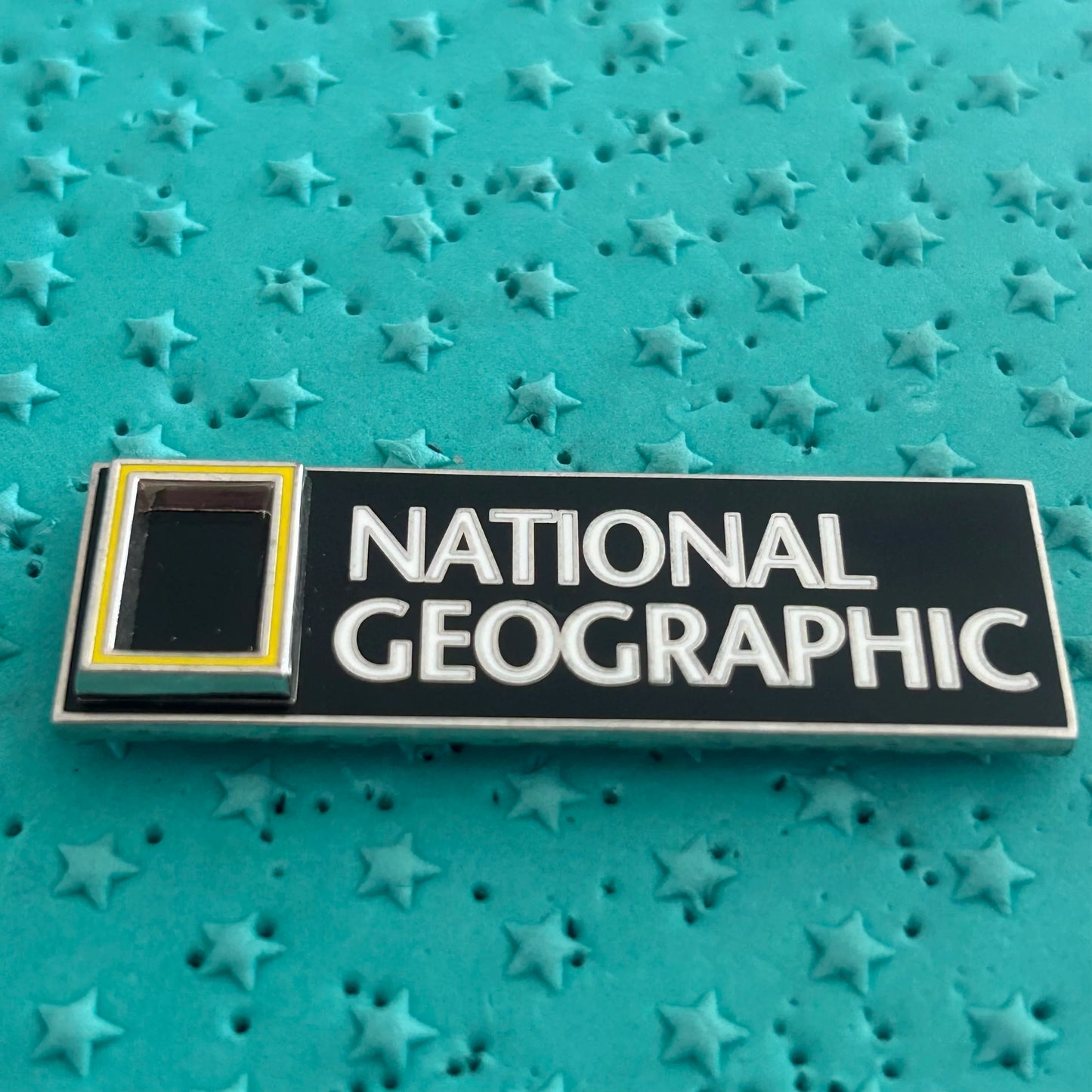 2023 National Geographic Rectangular Logo Pin