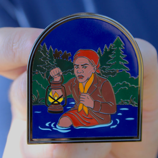 Harriet Tubman Pin - Traveling The Underground Railroad