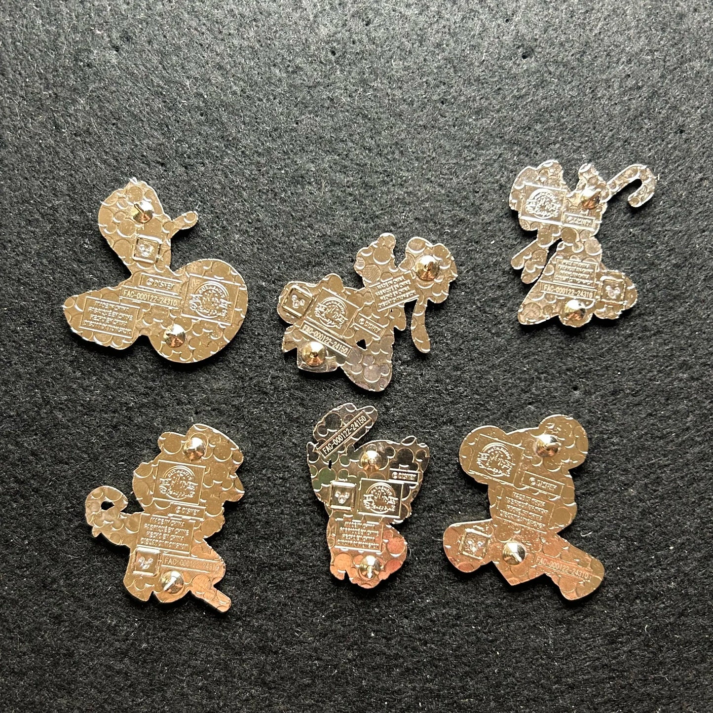 2024 - Full Set - Dapper Dan - Booster Series - 6 Disney Pins
