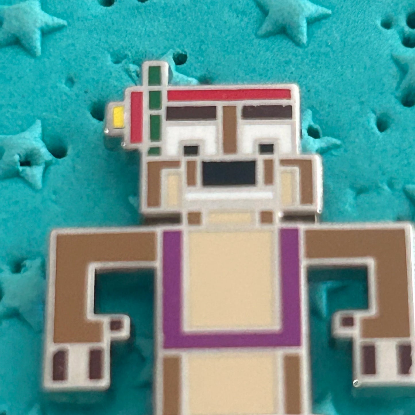 Timone Grass Skirt Pixel Hidden Mickey Pin