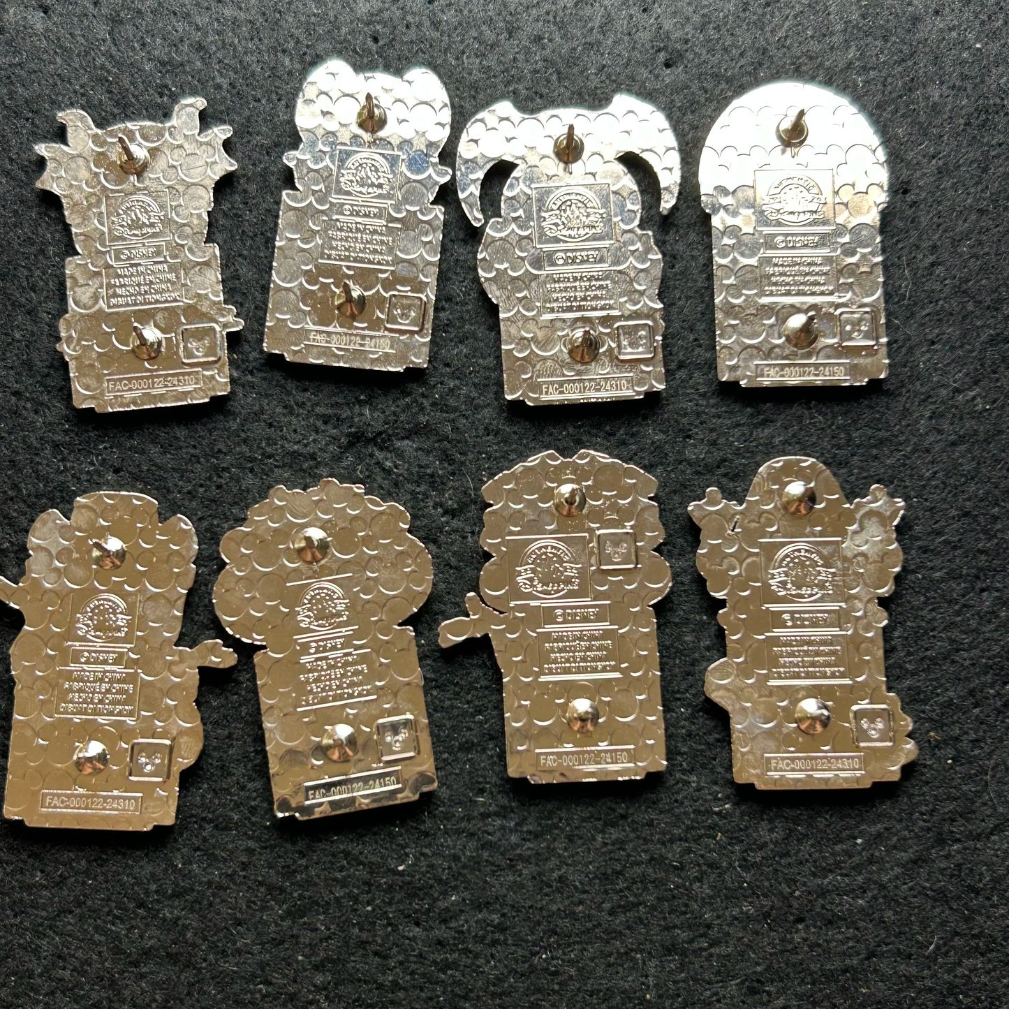 2024 - Full Set - Villains - Window - Mystery Series - 8 Disney Pins