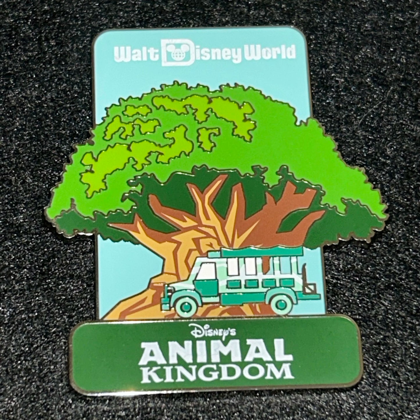 2025 - Tree of Life and Safari Van - Animal Kingdom Theme Park - Walt Disney World - Disney Pin