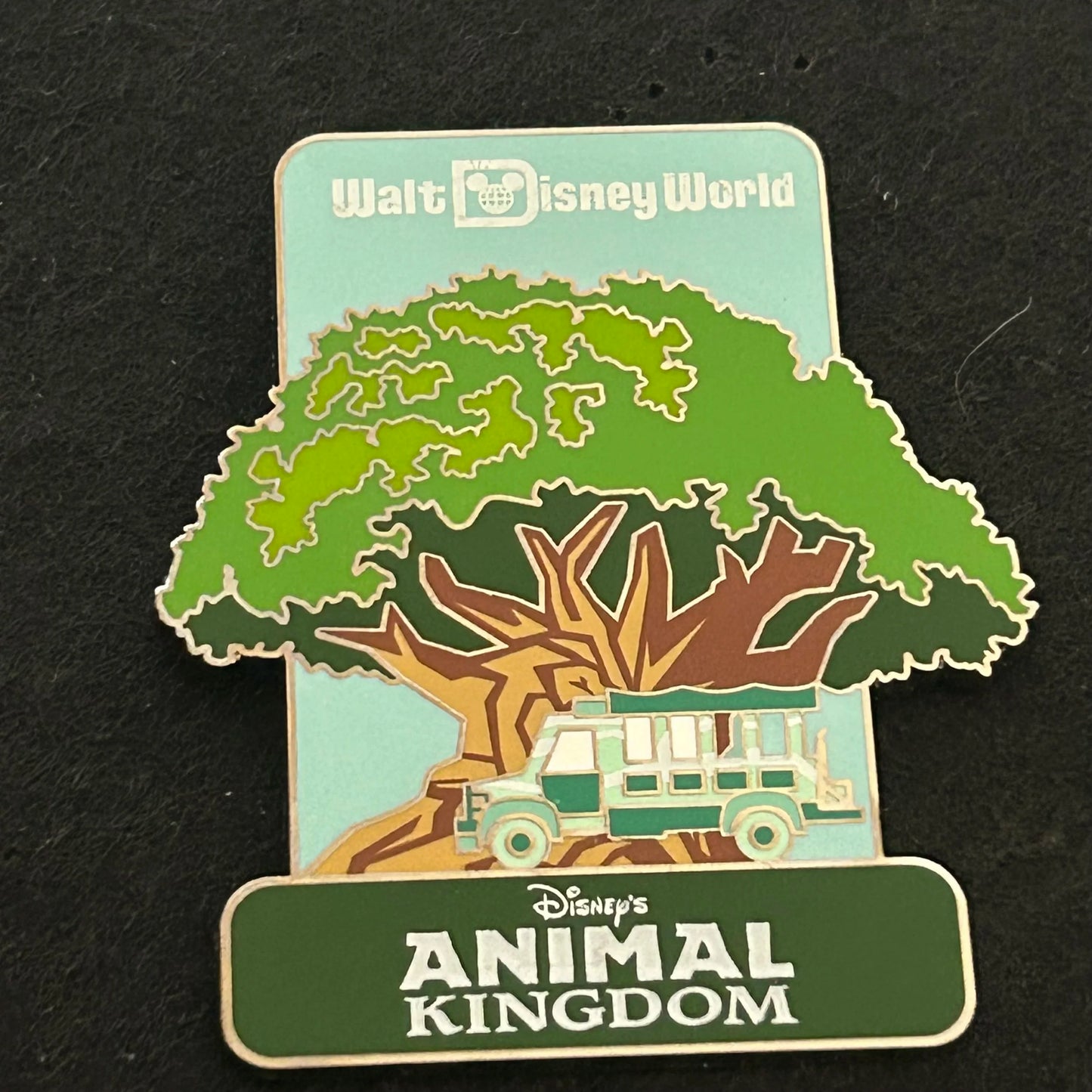 2025 - Tree of Life and Safari Van - Animal Kingdom Theme Park - Walt Disney World - Disney Pin