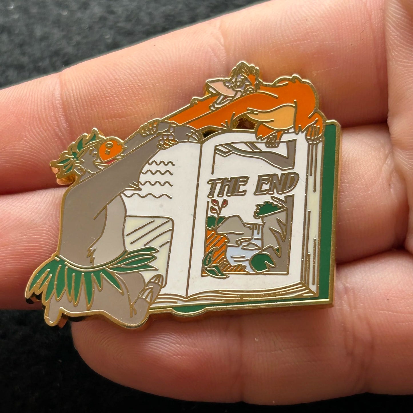 2017 - Baloo and King Louie - Dancing - The End - LUAA - LE 1,100 - Disney Pin