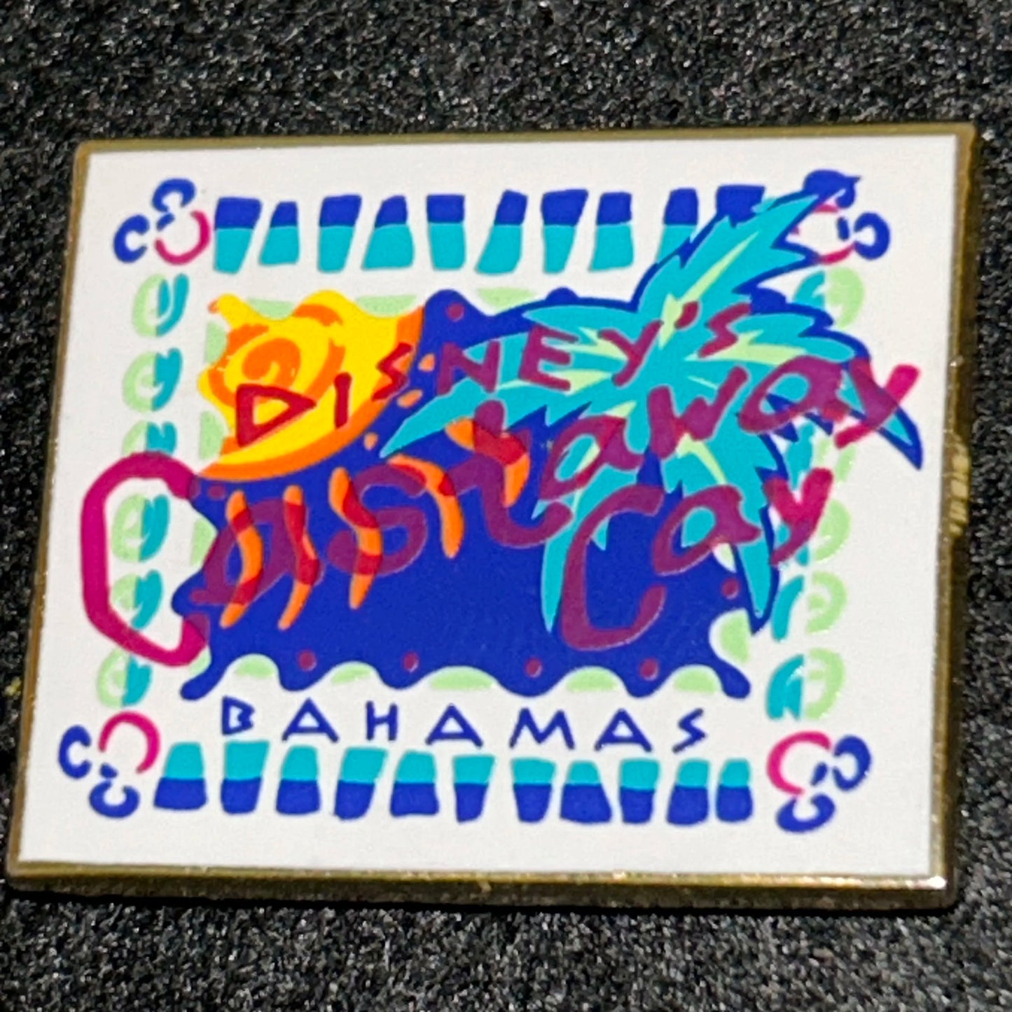 Castaway Cay - Bahamas - Colorful - Disney Pin