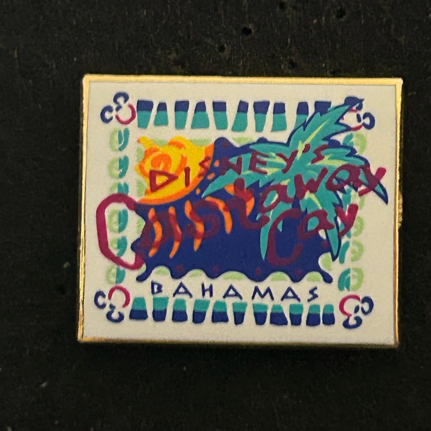 Castaway Cay - Bahamas - Colorful - Disney Pin
