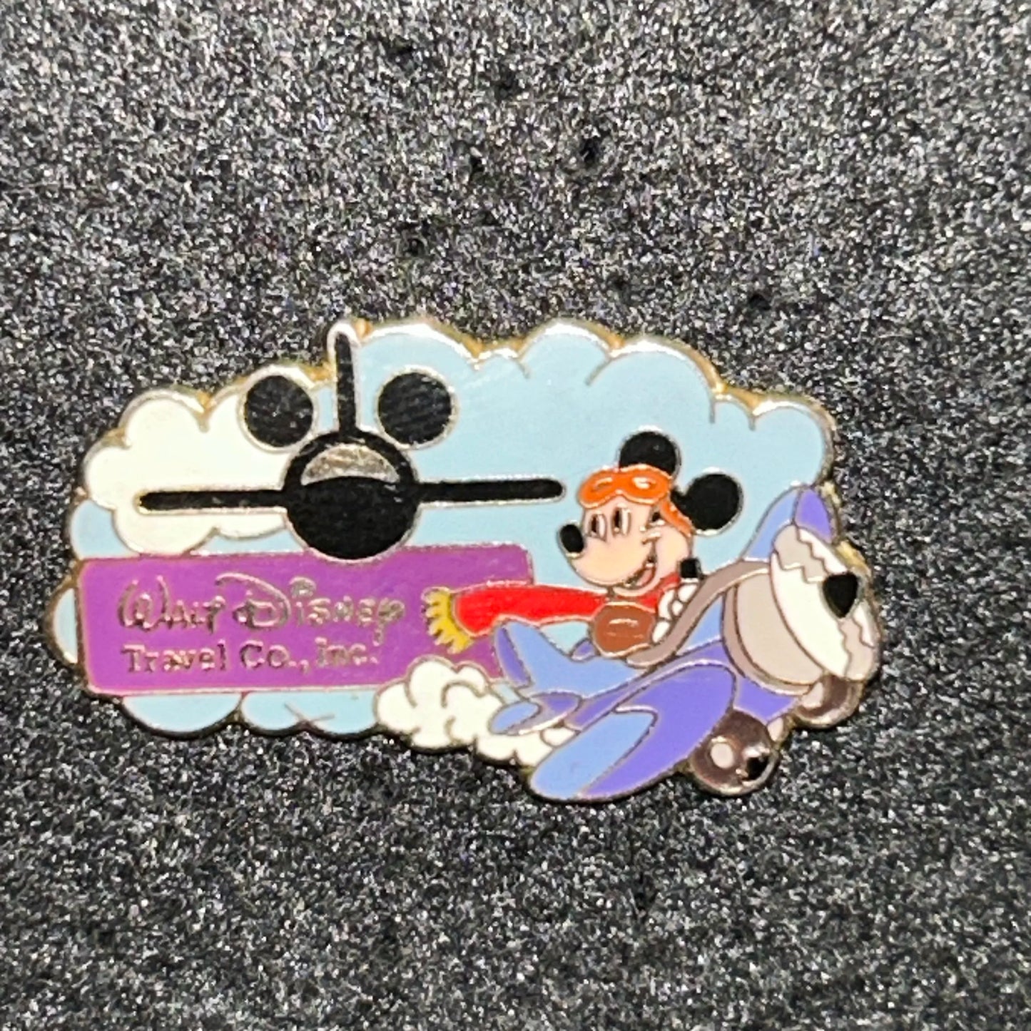 Vintage - Mickey Mouse - Pilot - Walt Disney World Travel Company - Disney Pin