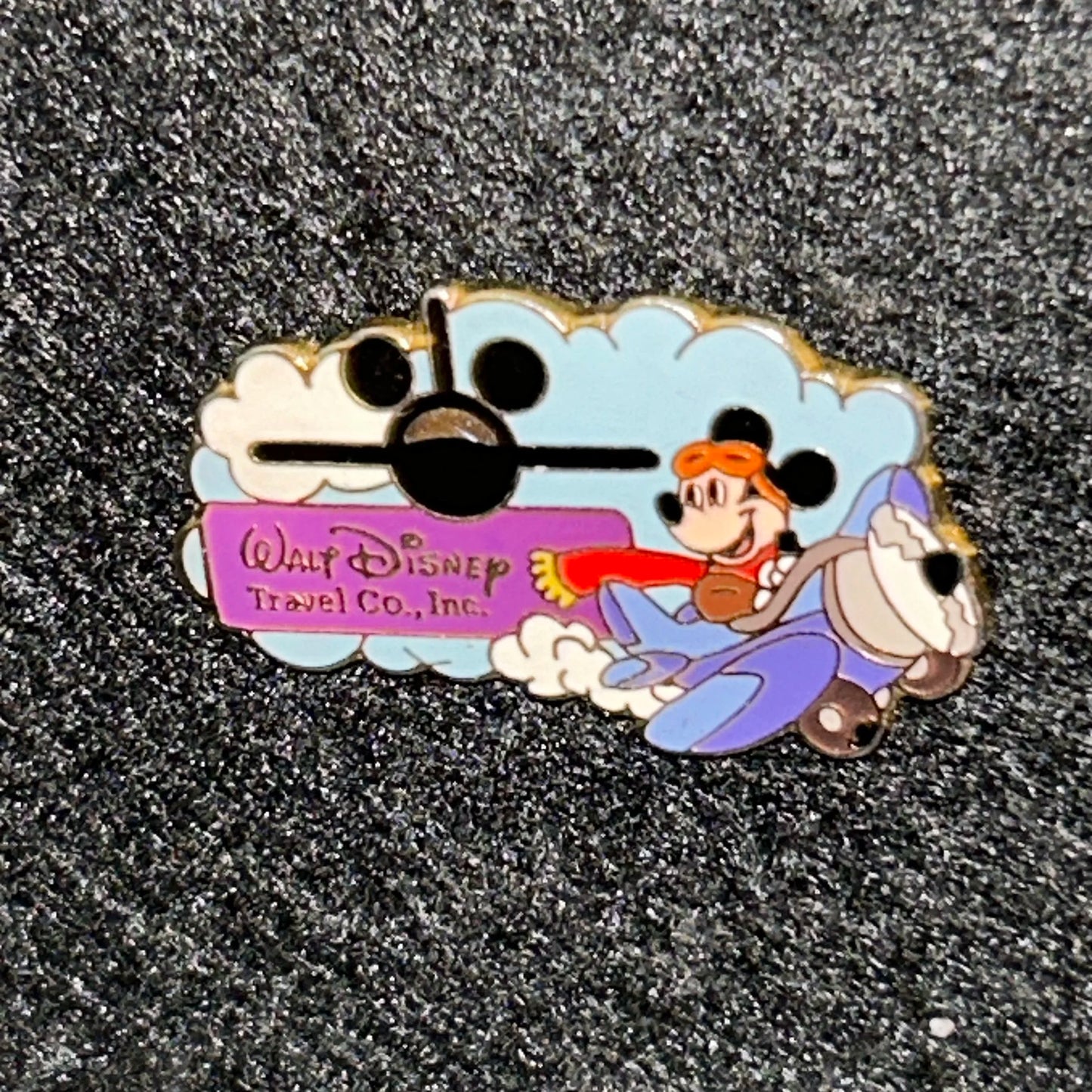 Vintage - Mickey Mouse - Pilot - Walt Disney World Travel Company - Disney Pin