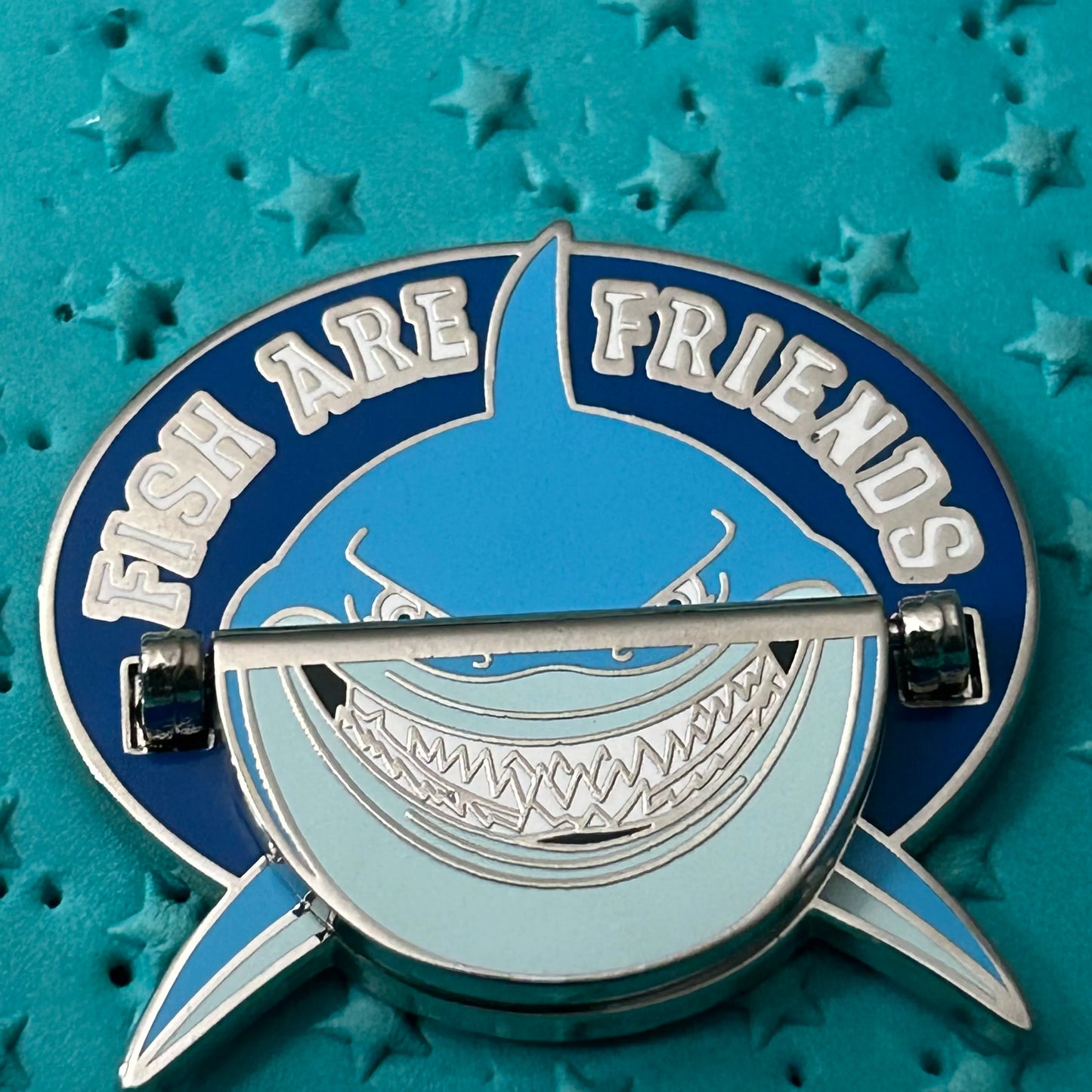 Fish are Friends Not Food Nemo Bruce Hinge Pin