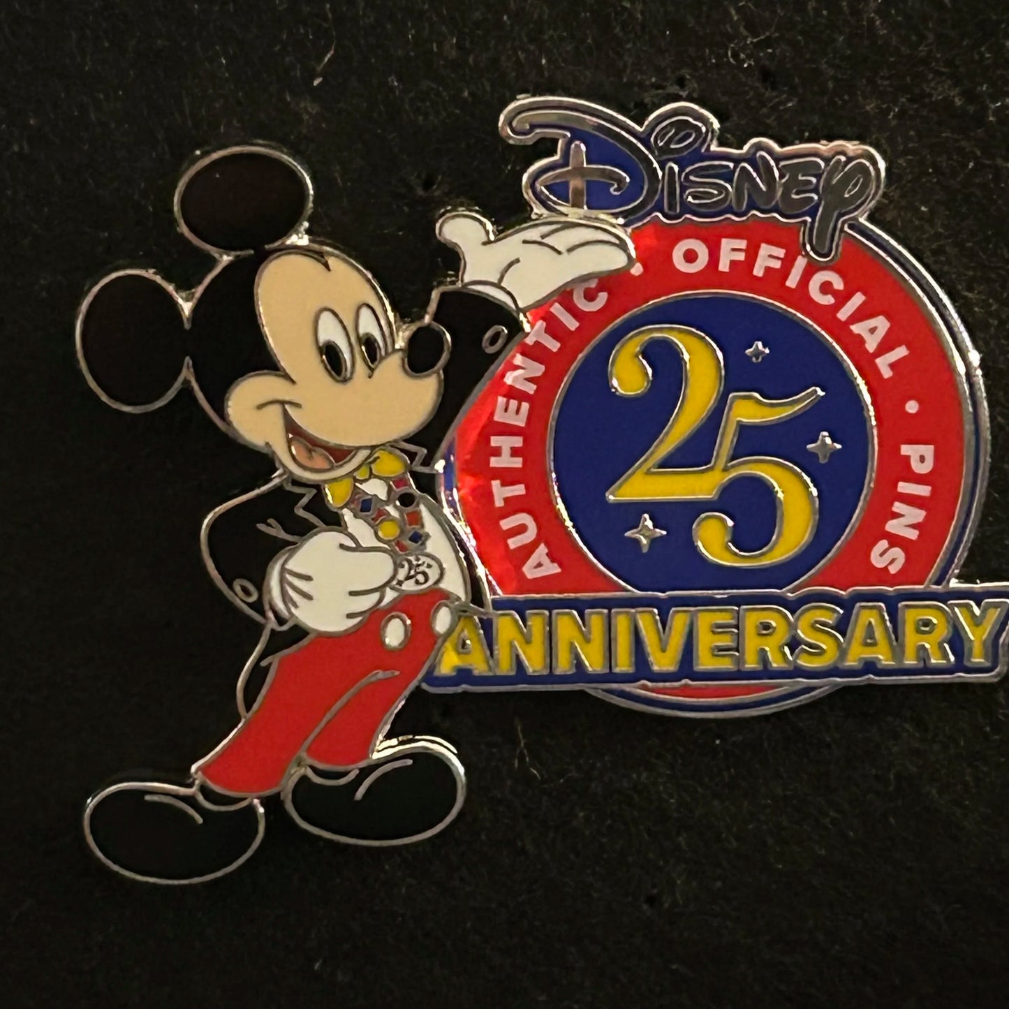 2025 - Mickey Mouse - Pin Trading Logo - 25th Anniversary- Disney Pin