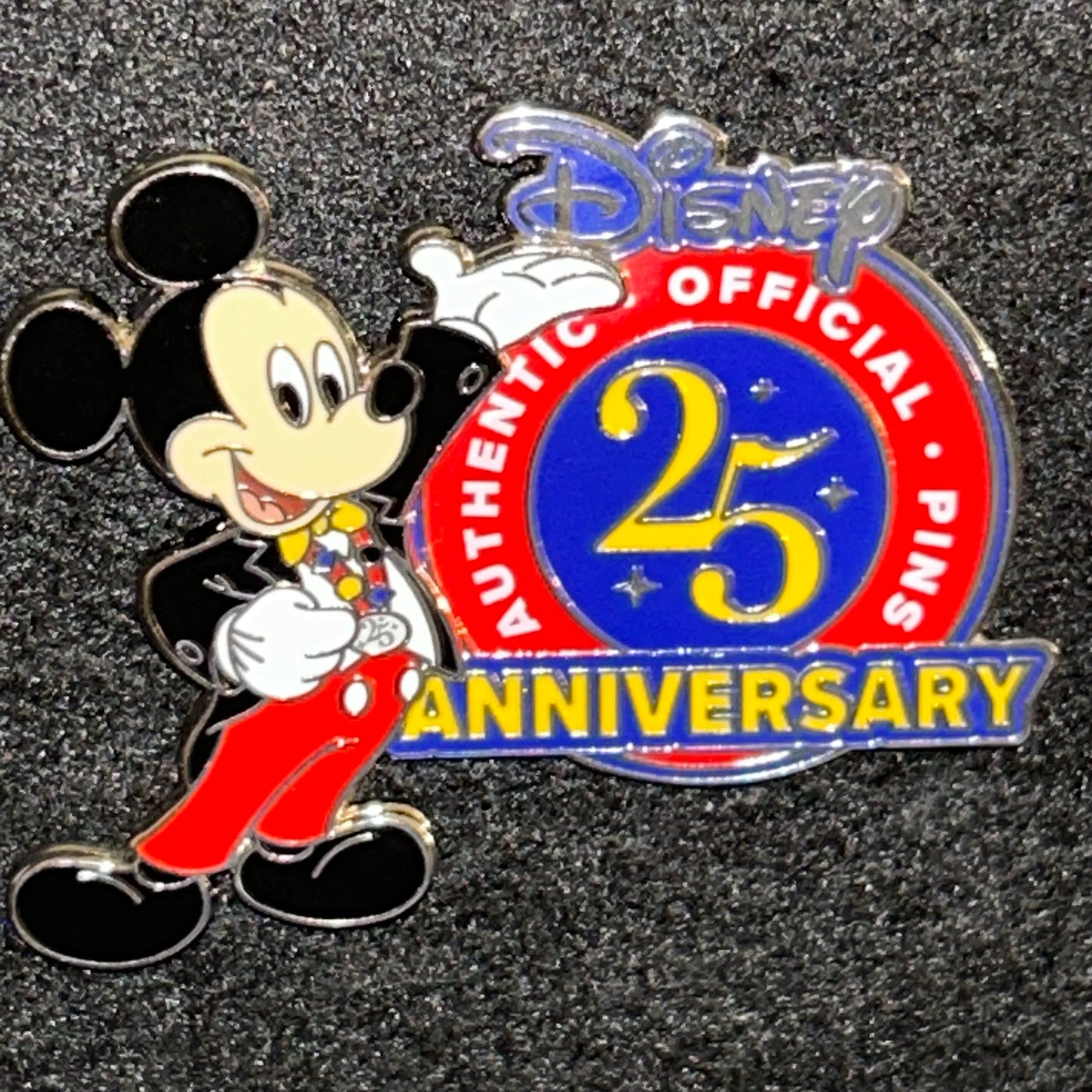 2025 - Mickey Mouse - Pin Trading Logo - 25th Anniversary- Disney Pin