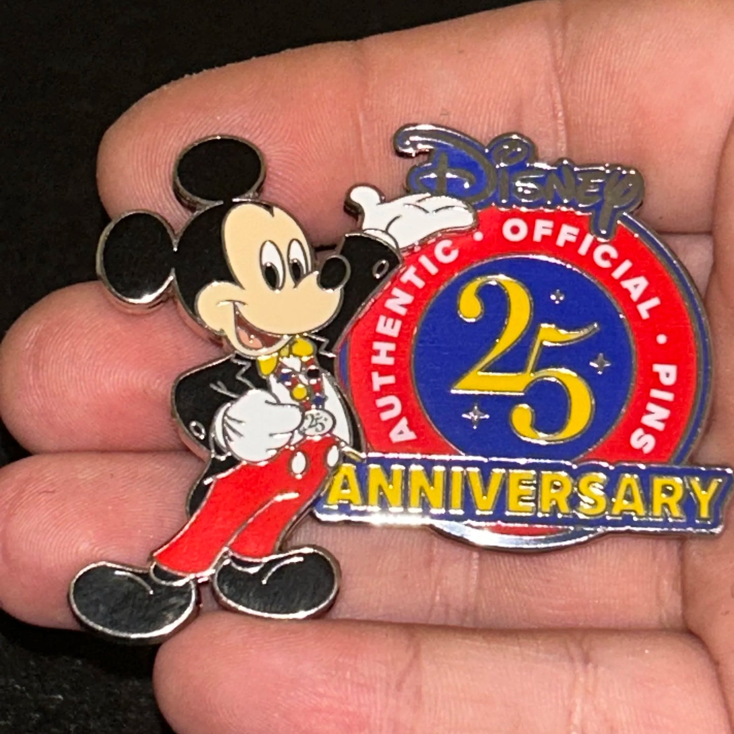 2025 - Mickey Mouse - Pin Trading Logo - 25th Anniversary- Disney Pin