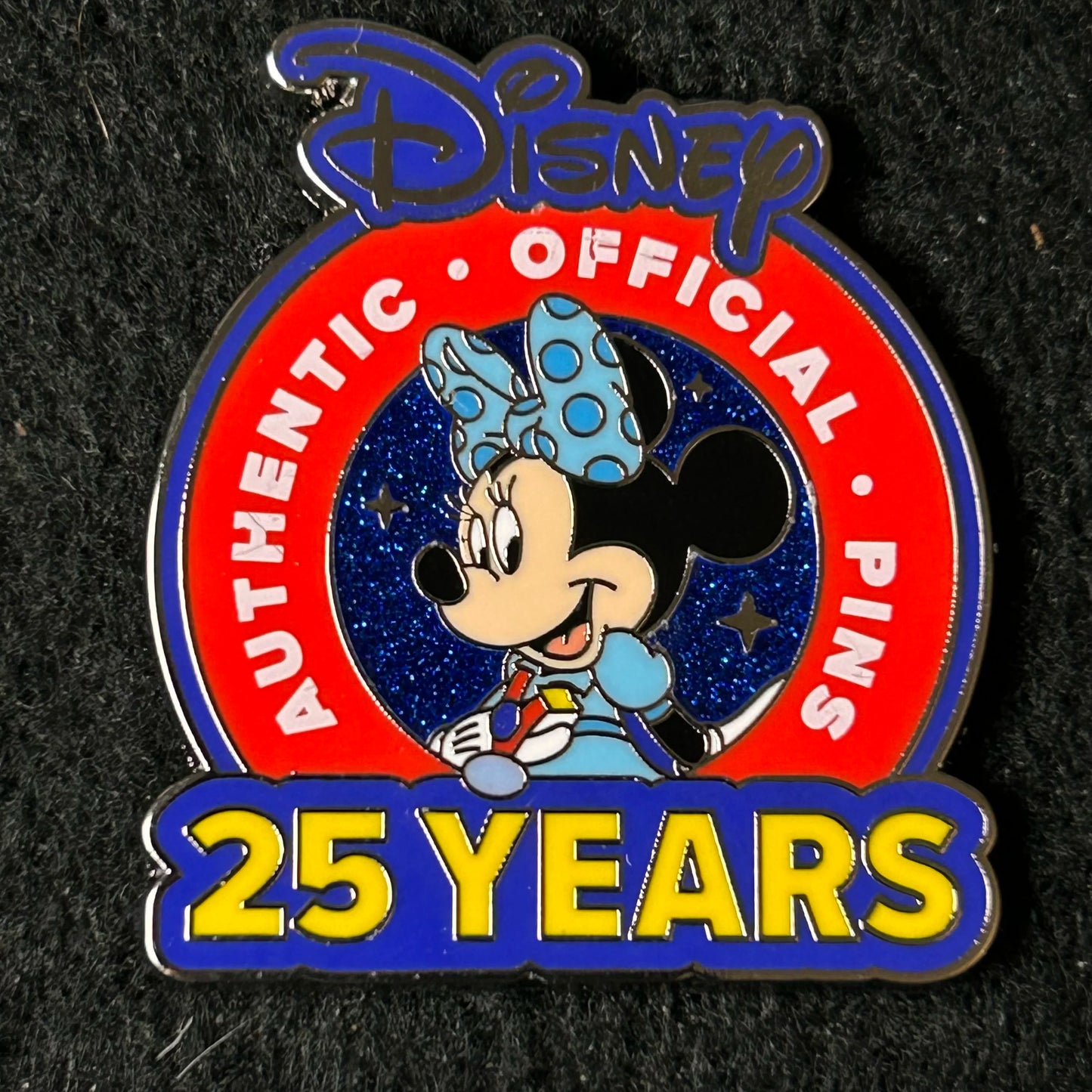 2025 - Minnie Mouse - 25 Years Of Pin Trading - LR - Logo - Disney Pin