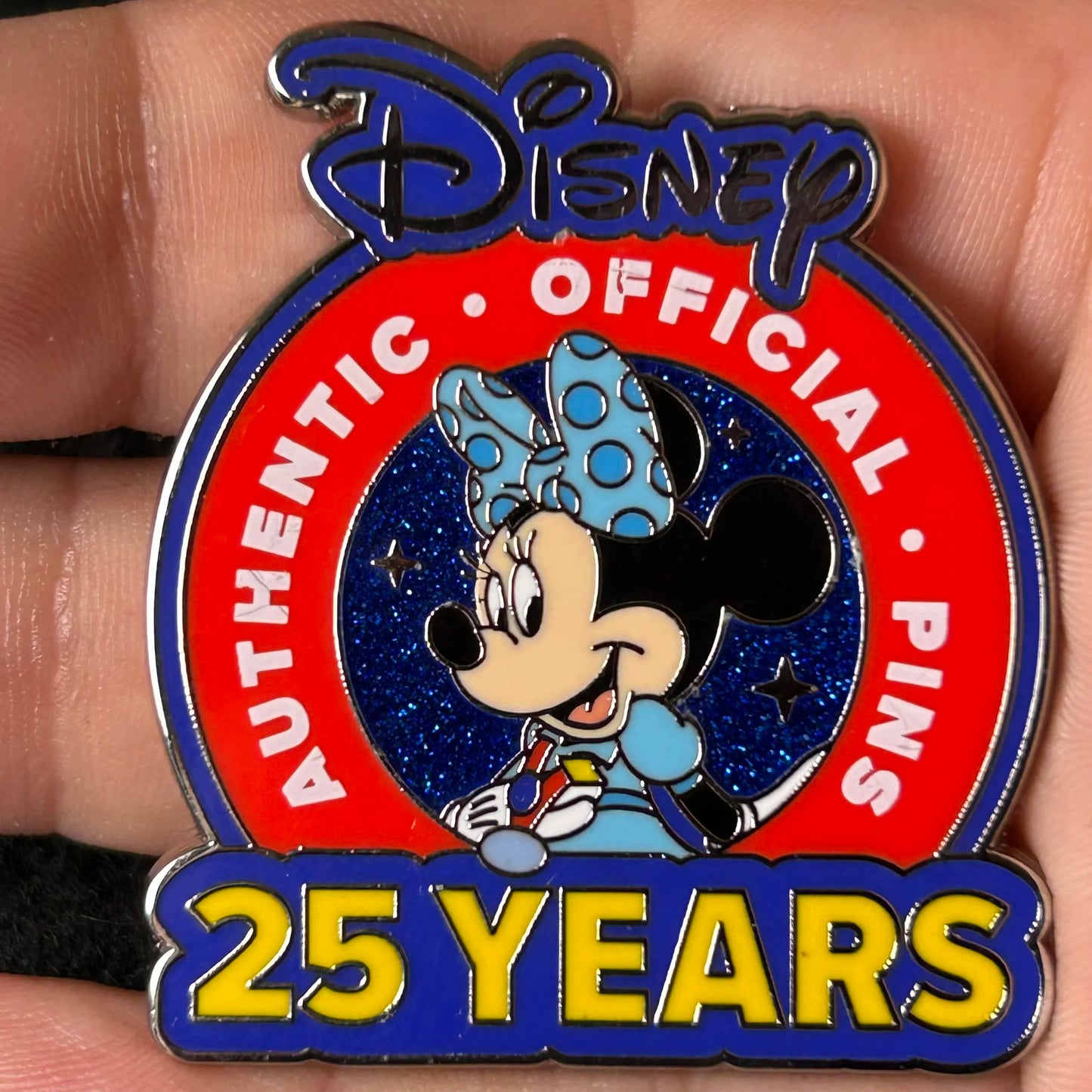 2025 - Minnie Mouse - 25 Years Of Pin Trading - LR - Logo - Disney Pin