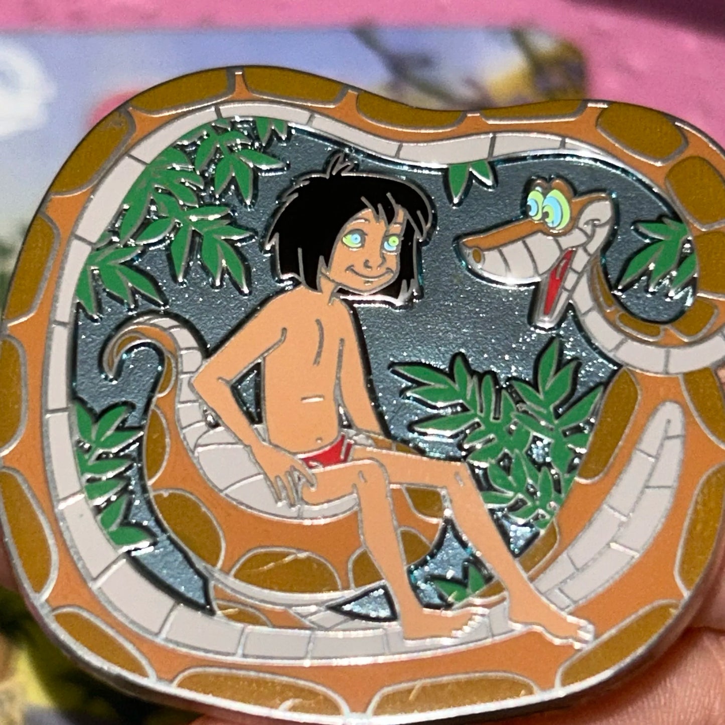 LR - Jungle Book - Mowgli - Kaa - Disney Pin