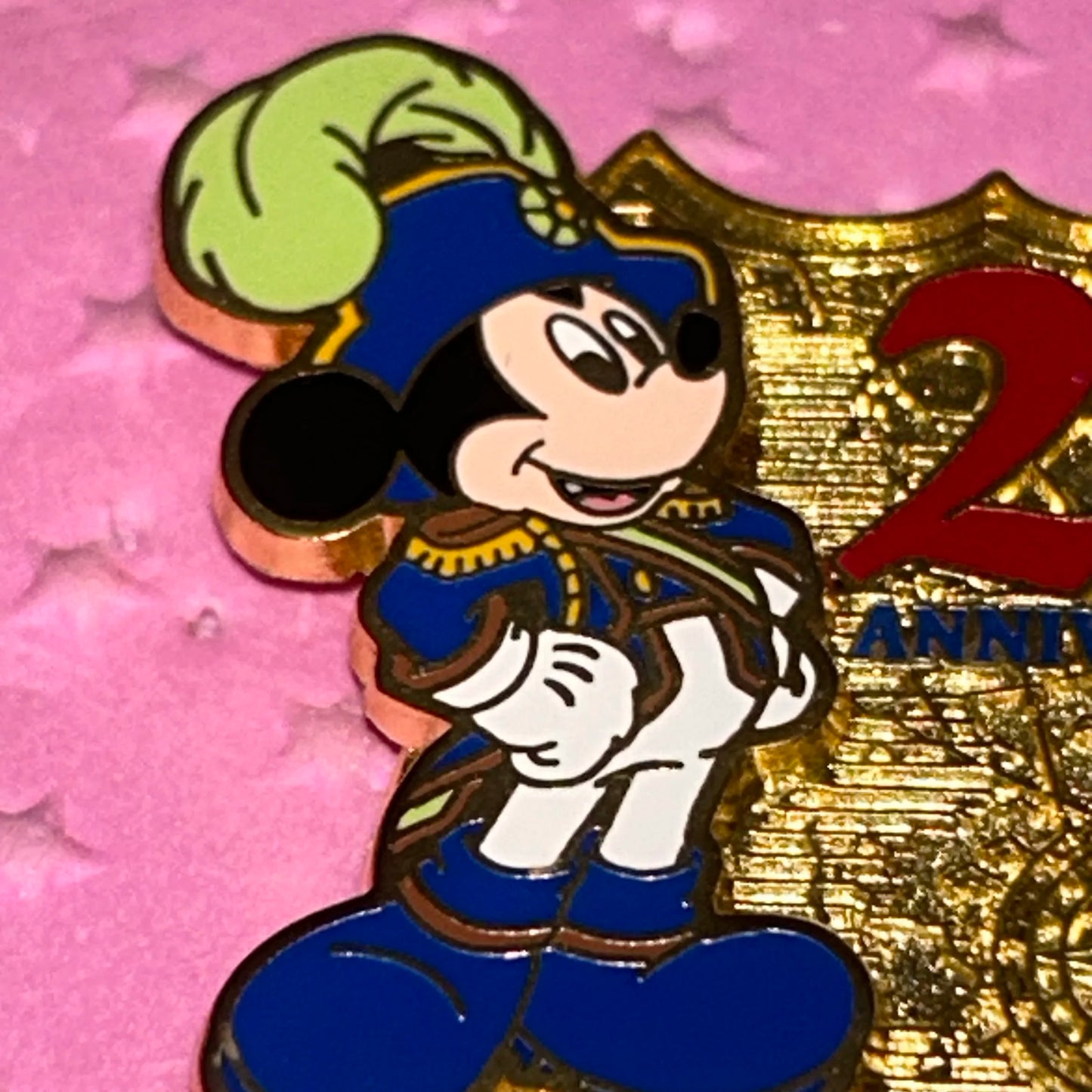 Tokyo Disney Sea 2nd Anniversary Mickey Shield Pin