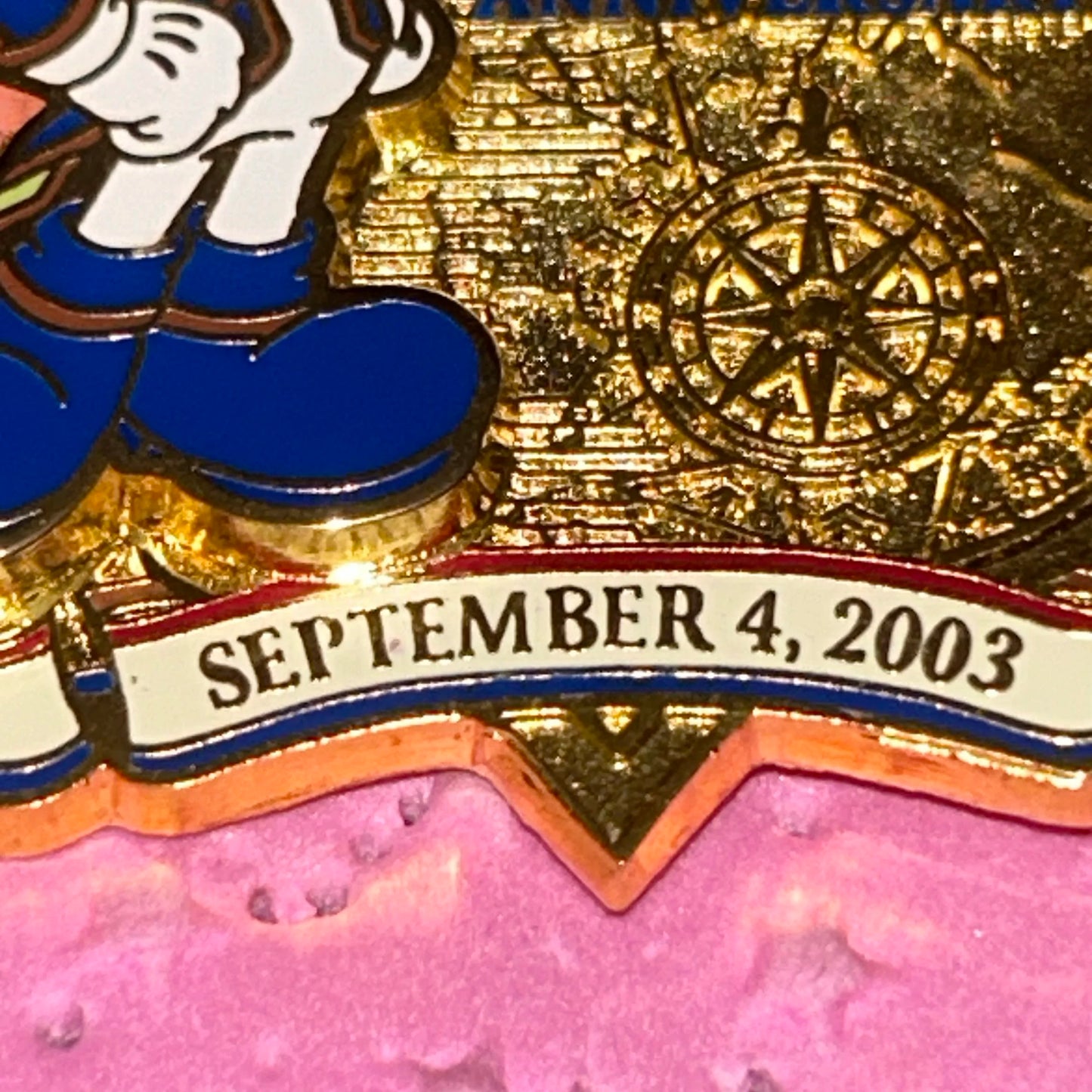 Tokyo Disney Sea 2nd Anniversary Mickey Shield Pin