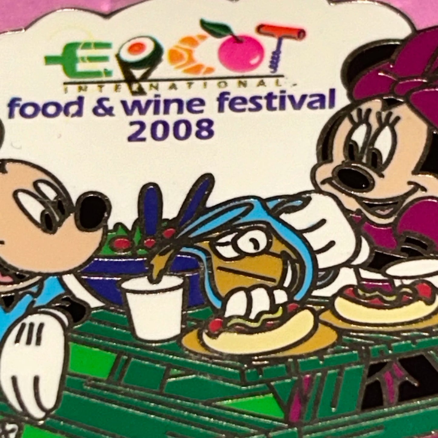 LR Epcot Food and Wine Festival Mickey/ Minnie Picnic Pin