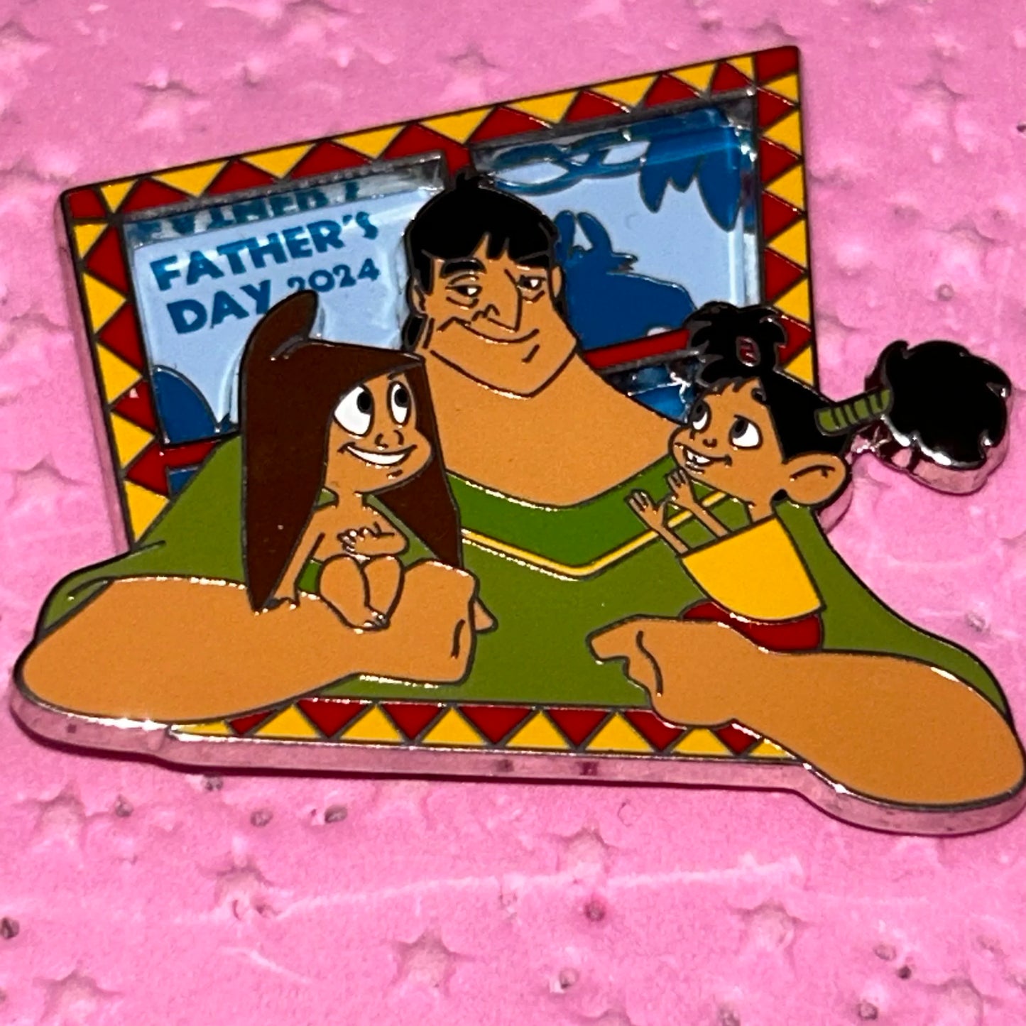 Pasha Tip Chaca LR Emperors New Groove Fathers Day Pin