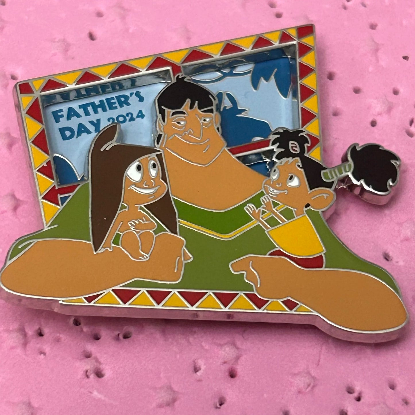 Pasha Tip Chaca LR Emperors New Groove Fathers Day Pin
