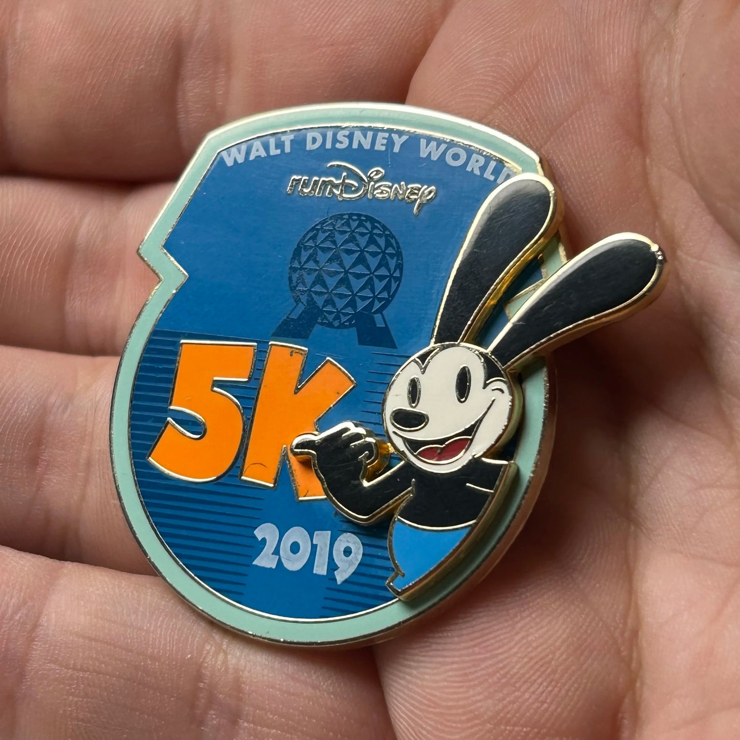 2019 - Oswald WDW 5K- LR - Disney Pin