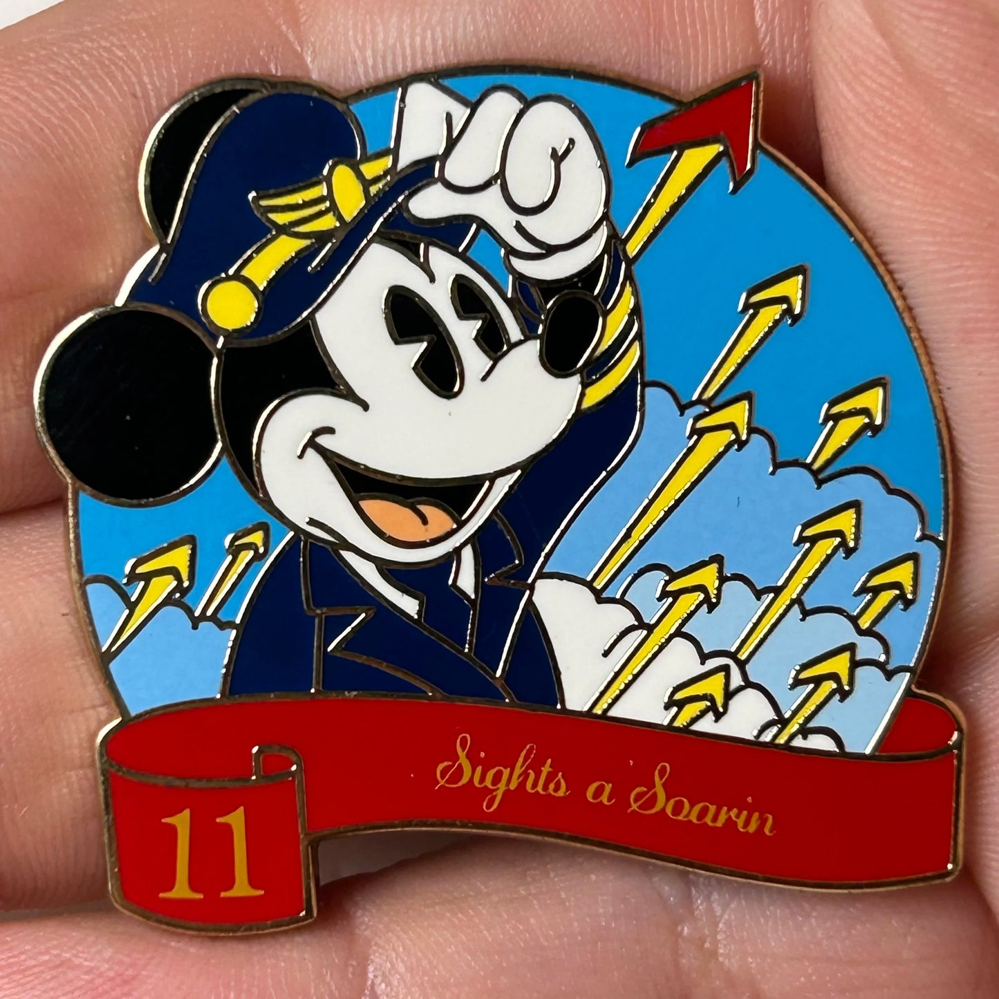 2020 - Mickey Mouse 11 Sights a Soarin - Mystery Series -LR - Disney Pin