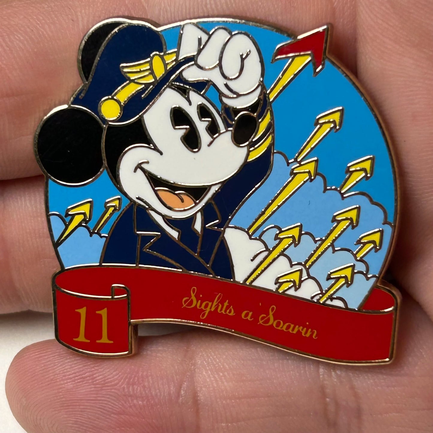 2020 - Mickey Mouse 11 Sights a Soarin - Mystery Series -LR - Disney Pin