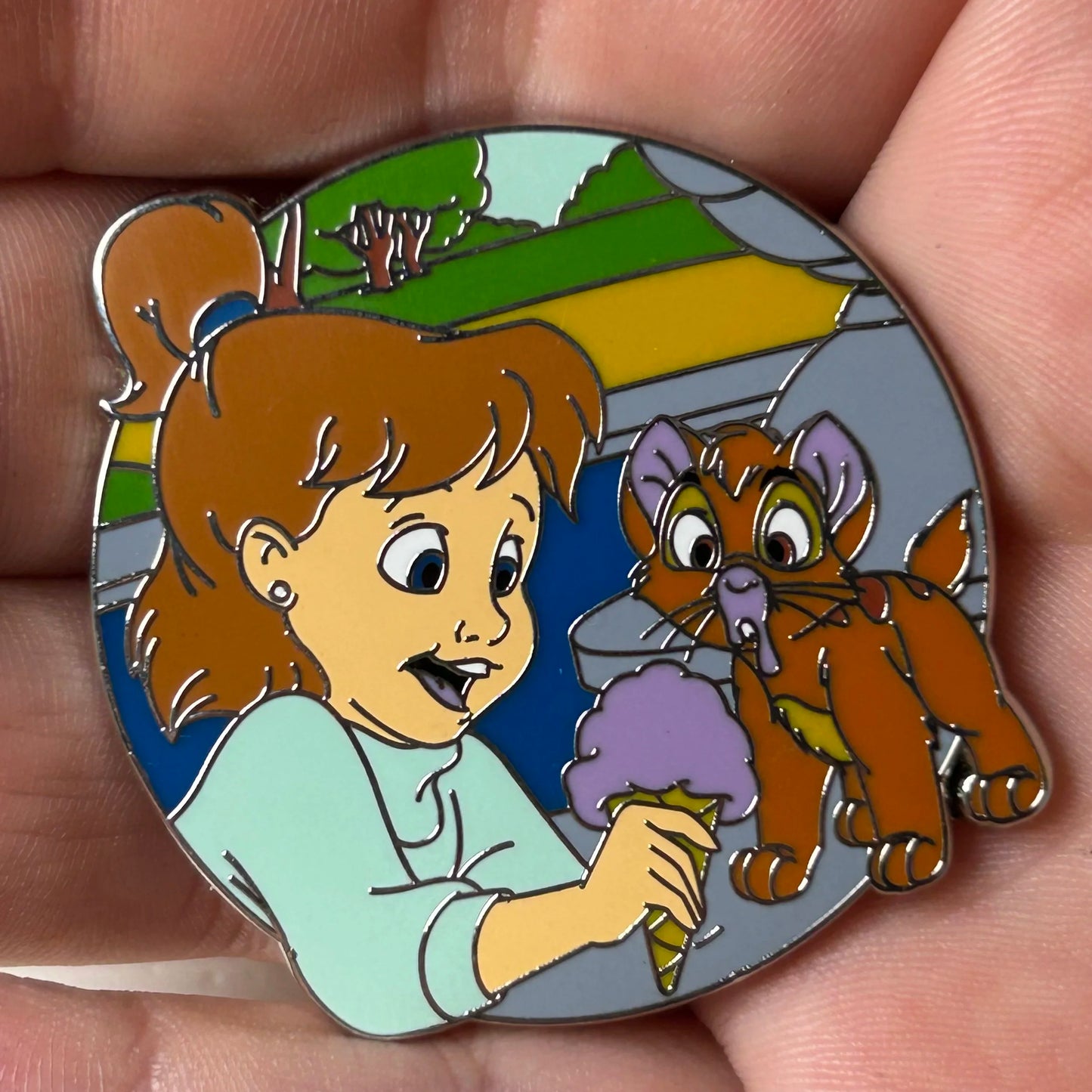 2022 - Jenny and Oliver - Oliver and Company - LR - Disney Pin