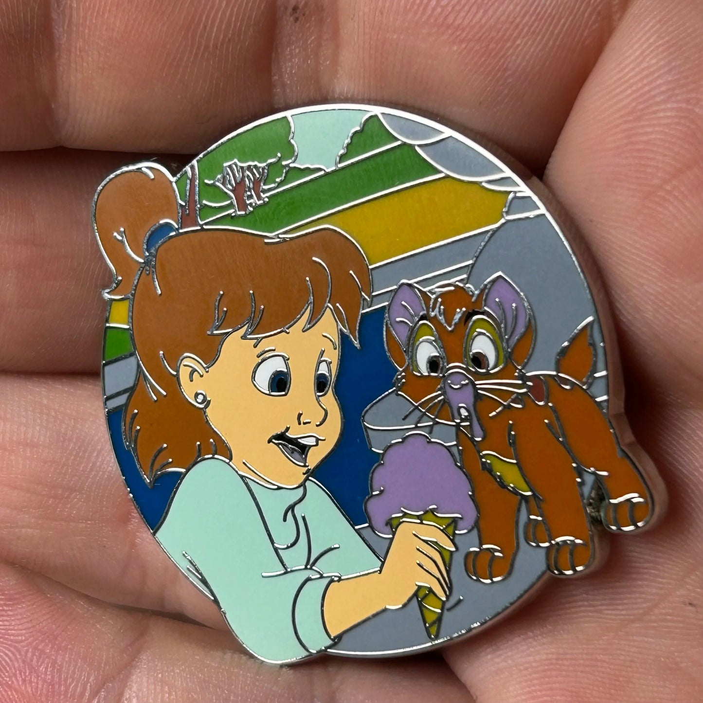 2022 - Jenny and Oliver - Oliver and Company - LR - Disney Pin