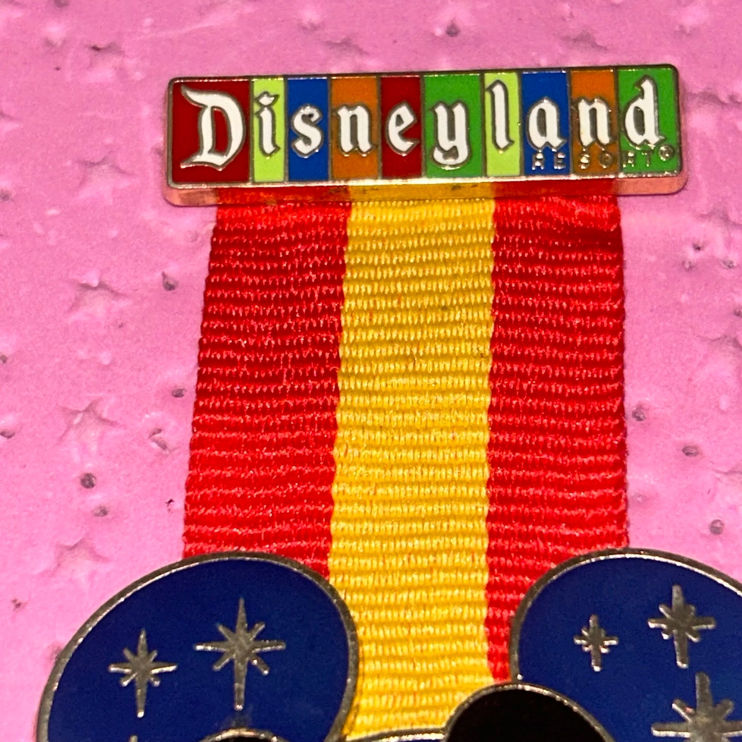 Disney DLR Disneyland Mickey Mouse Military Olympic Ears Medal